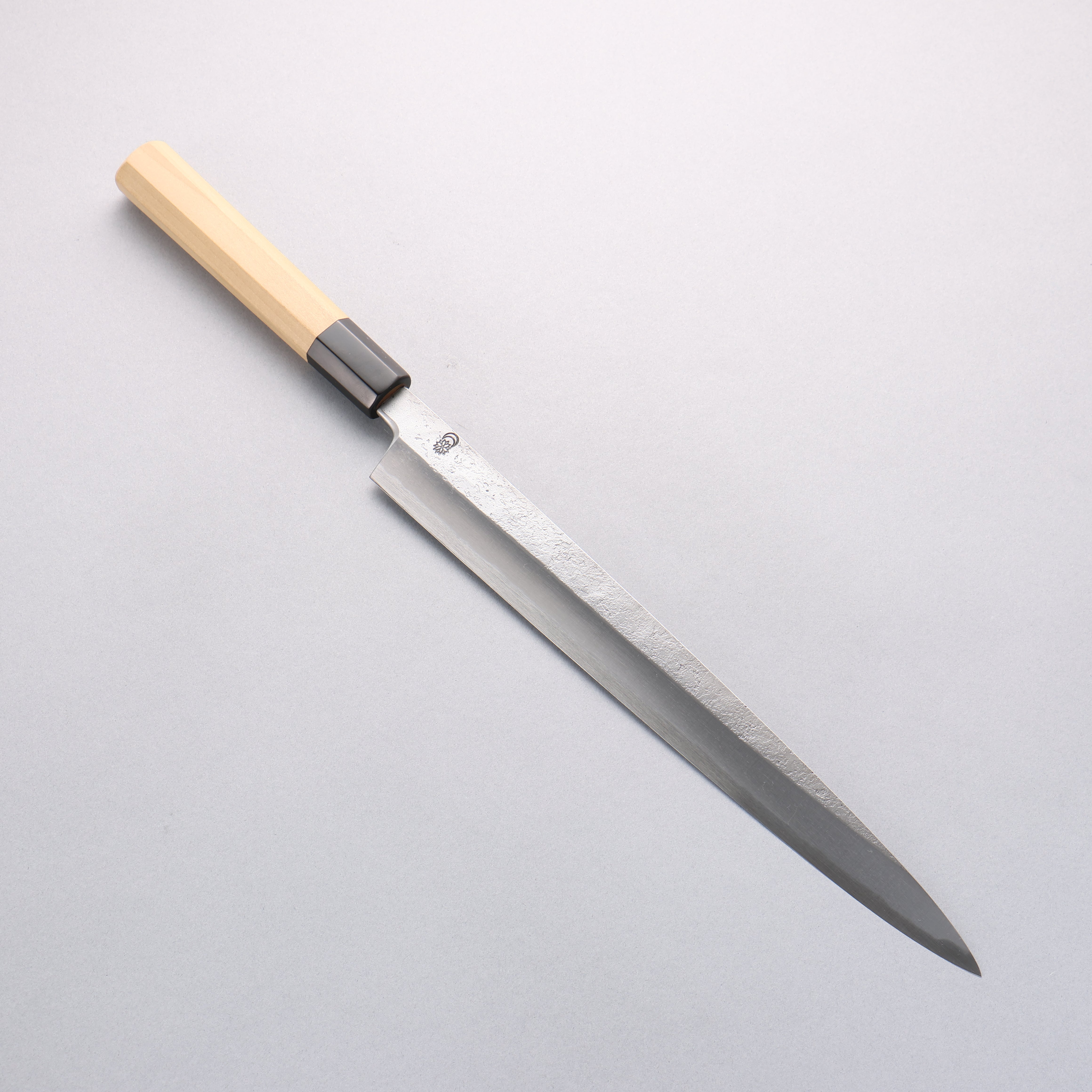 Kikuzuki White Steel No.2 Nashiji Yanagiba 300mm Magnolia Handle - Seisuke Knife
