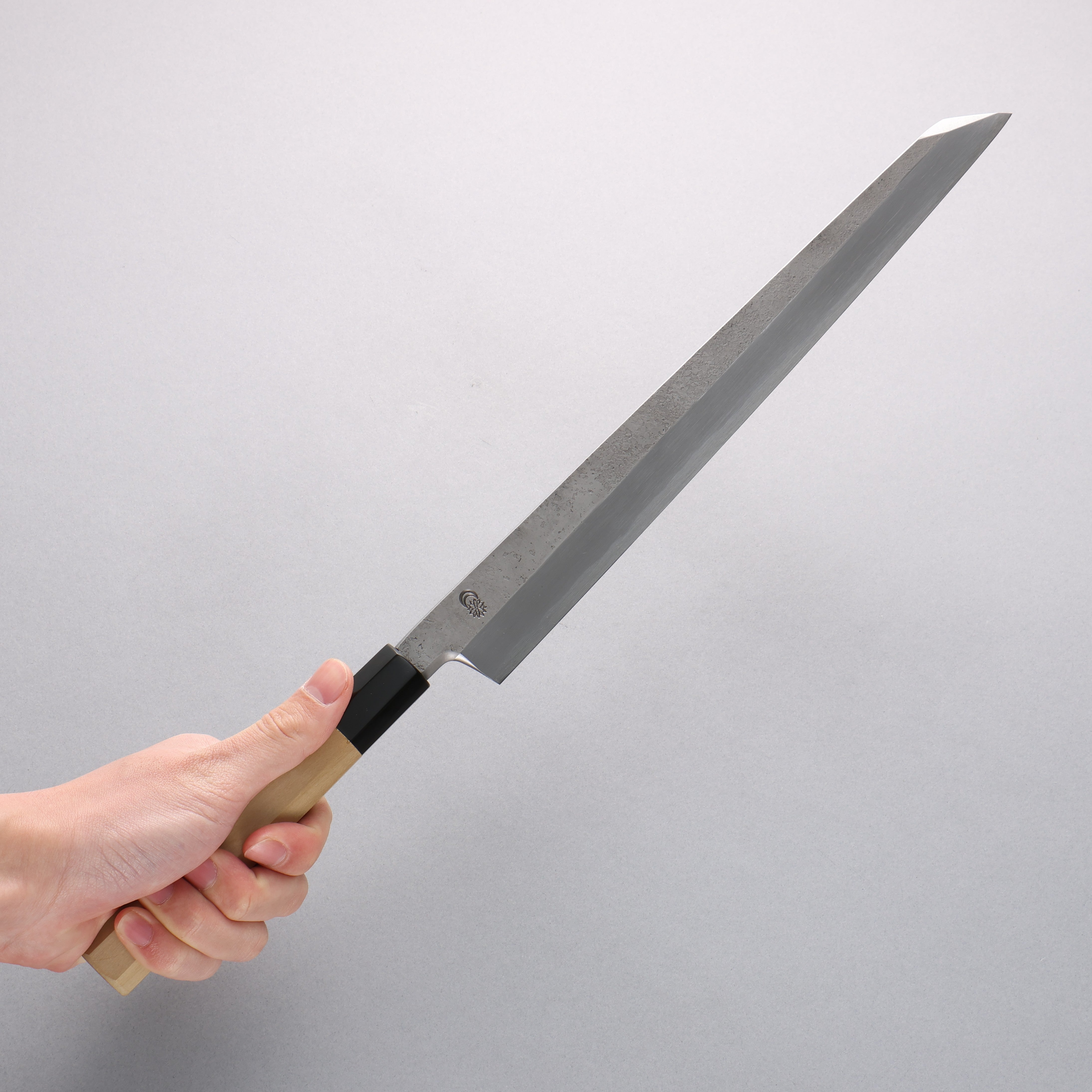 Kikuzuki White Steel No.2 Nashiji Kiritsuke Yanagiba 300mm Magnolia Handle - Seisuke Knife