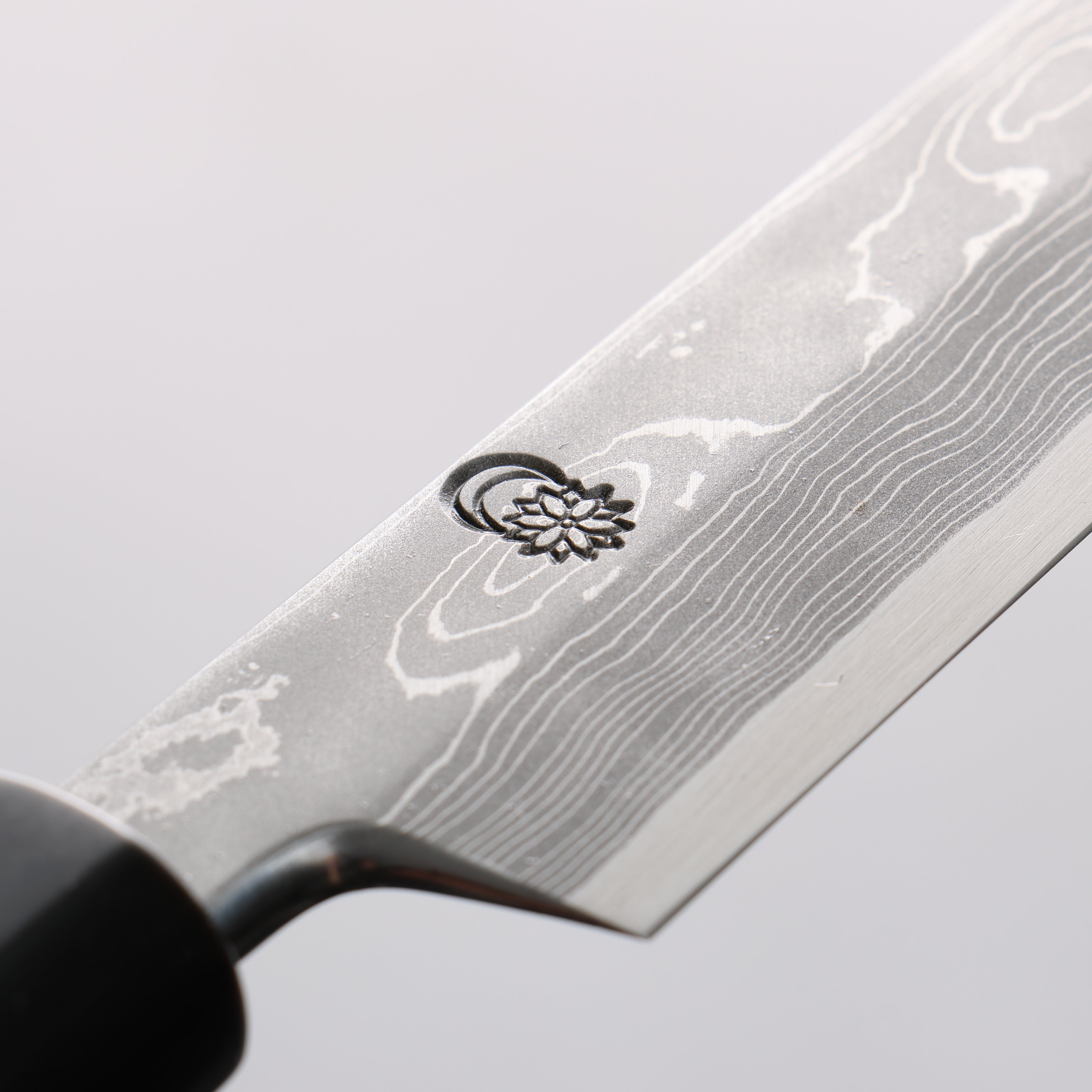 Kikuzuki Blue Steel No.1 Damascus Sakimaru Takohiki 300mm Magnolia Handle - Seisuke Knife