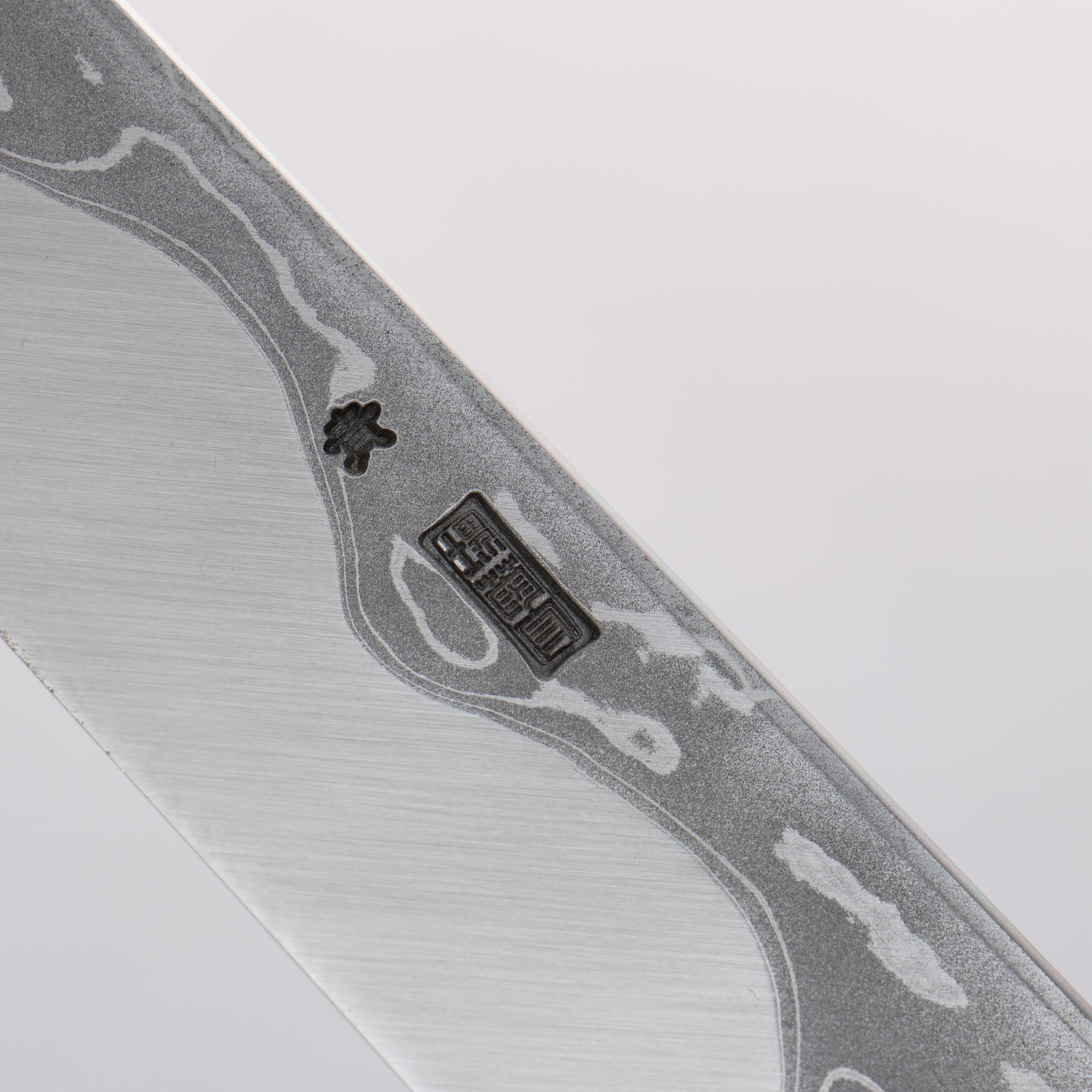 Kikuzuki Blue Steel No.1 Damascus Sakimaru Takohiki 300mm Magnolia Handle - Seisuke Knife