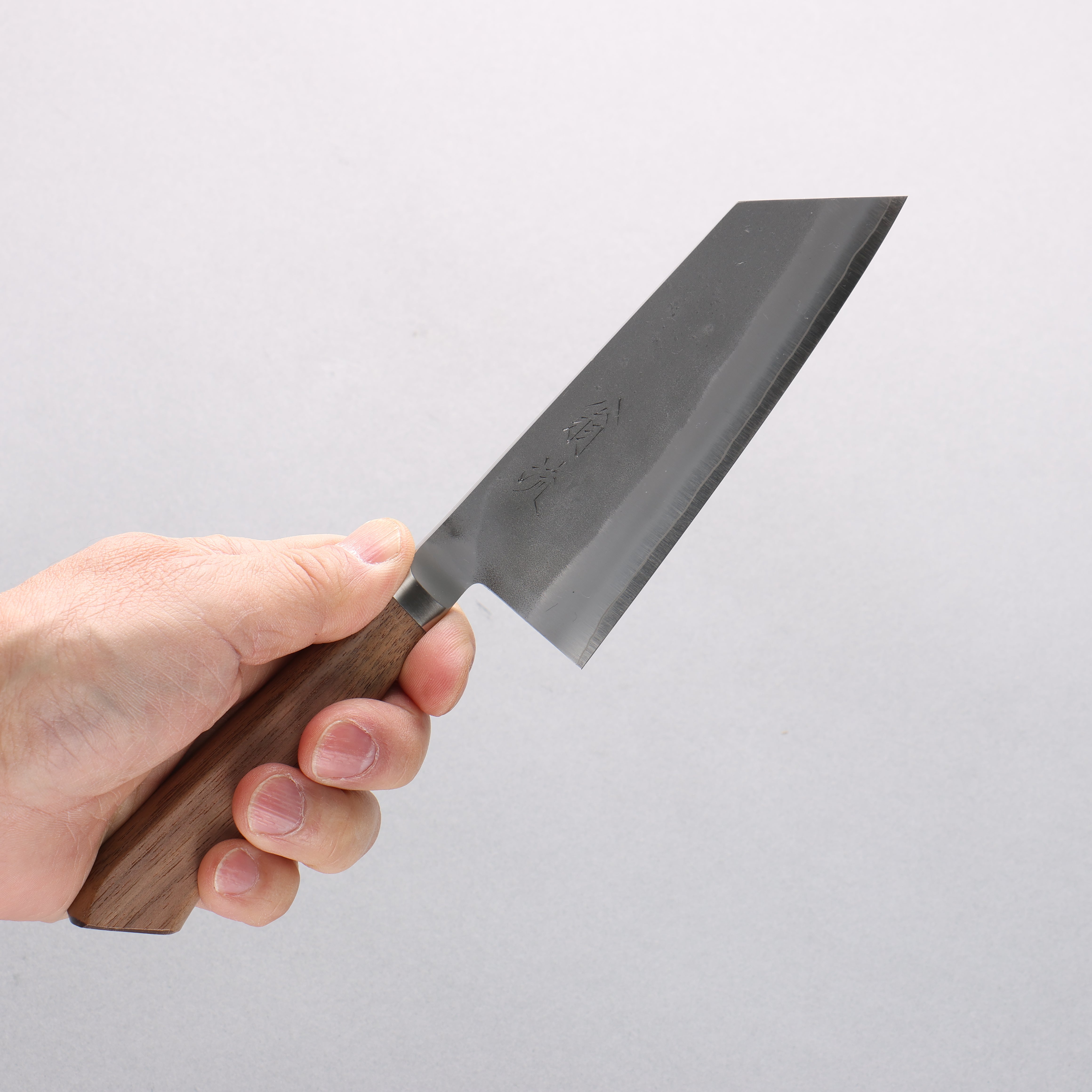 Oul SLD Nashiji Small Bunka 125mm Walnut Handle - Seisuke Knife