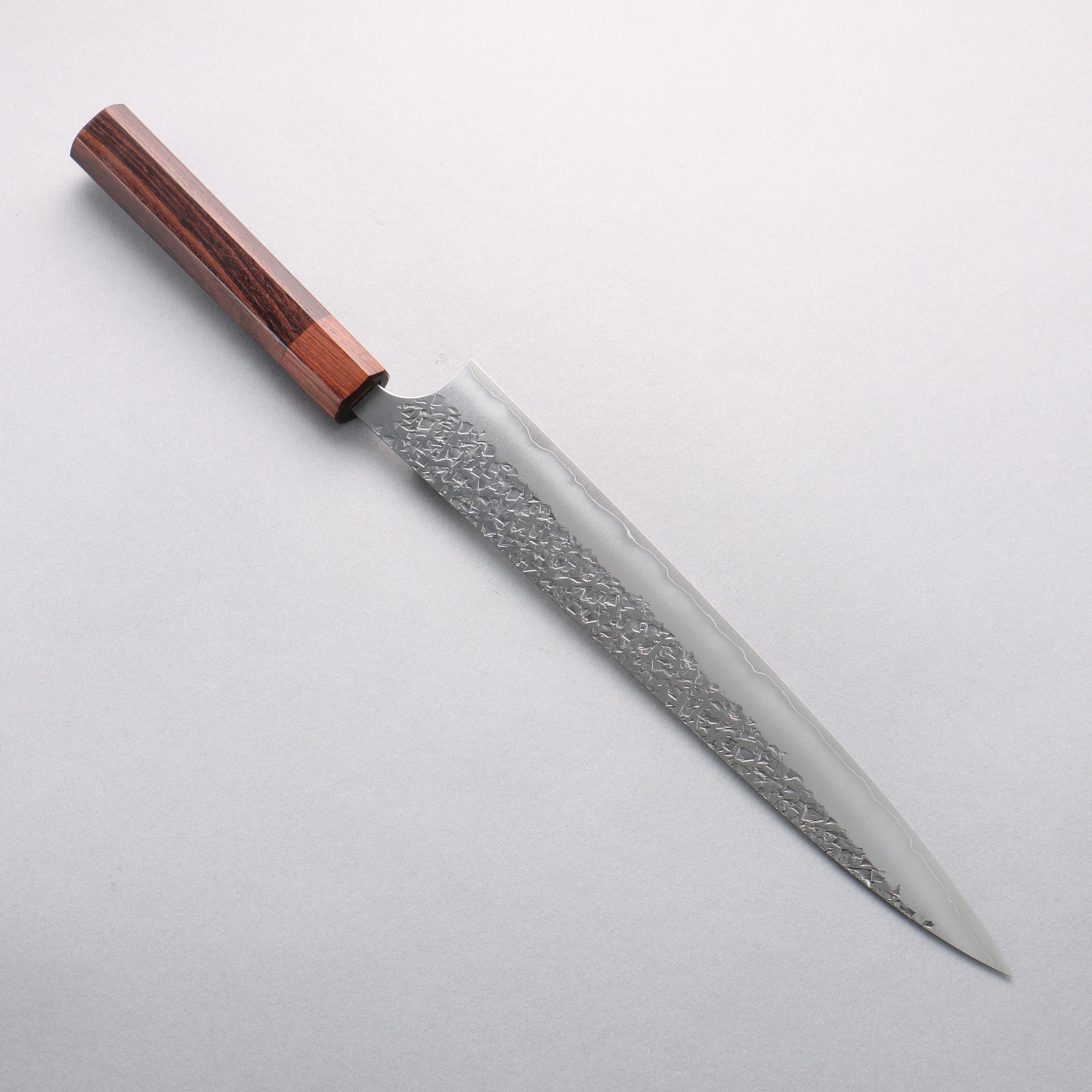 Yu Kurosaki Shizuku SG2 Hammered Sujihiki 270mm Honduras Handle - Seisuke Knife