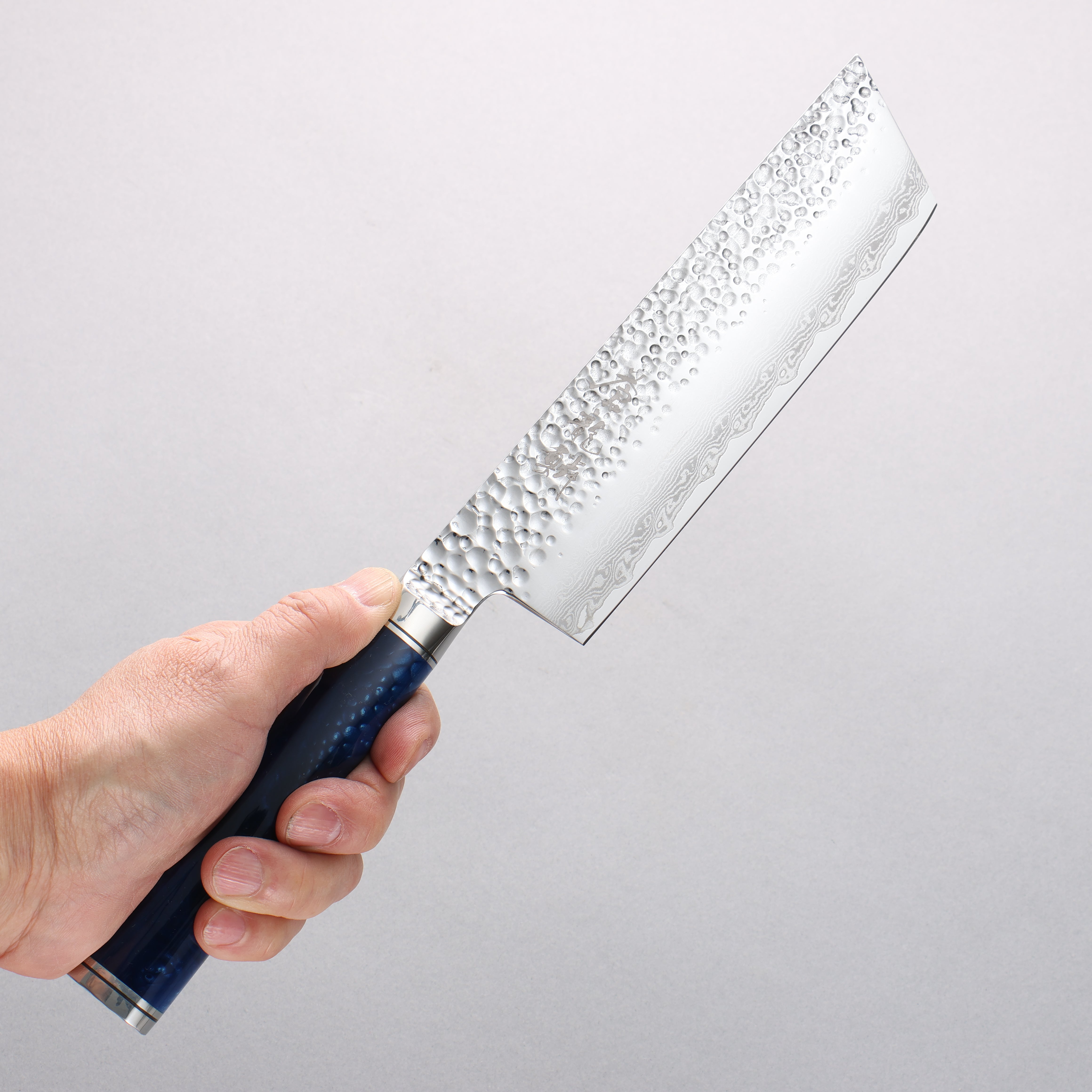 Ryusen Souryurin VG10w 67 Layer Damascus Hammered Nakiri 155mm Polyurethane Handle - Seisuke Knife