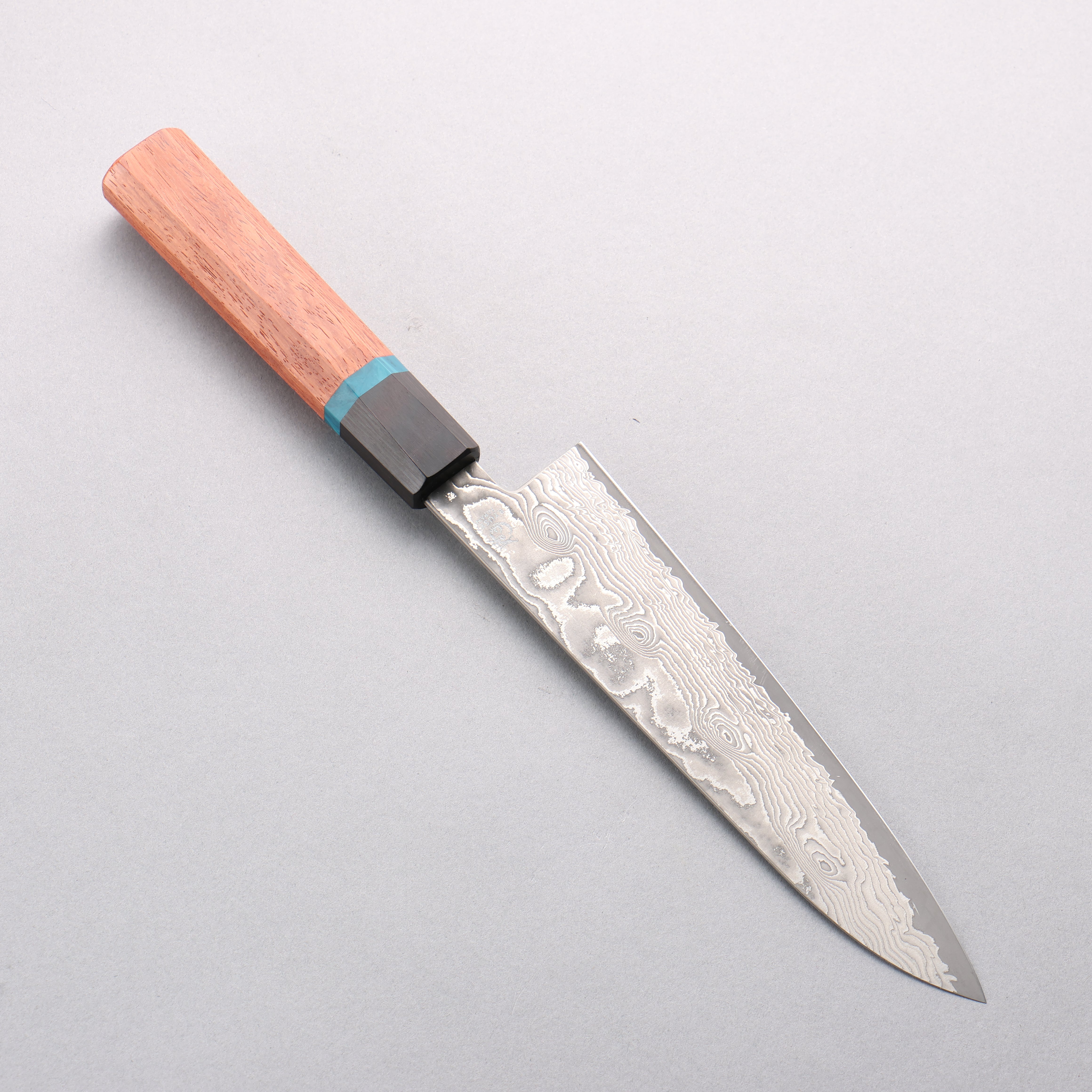 Ryusen Bonten Unryu Kai VG10 63 Layer Damascus Gyuto 180mm Chinese Quince Handle - Seisuke Knife
