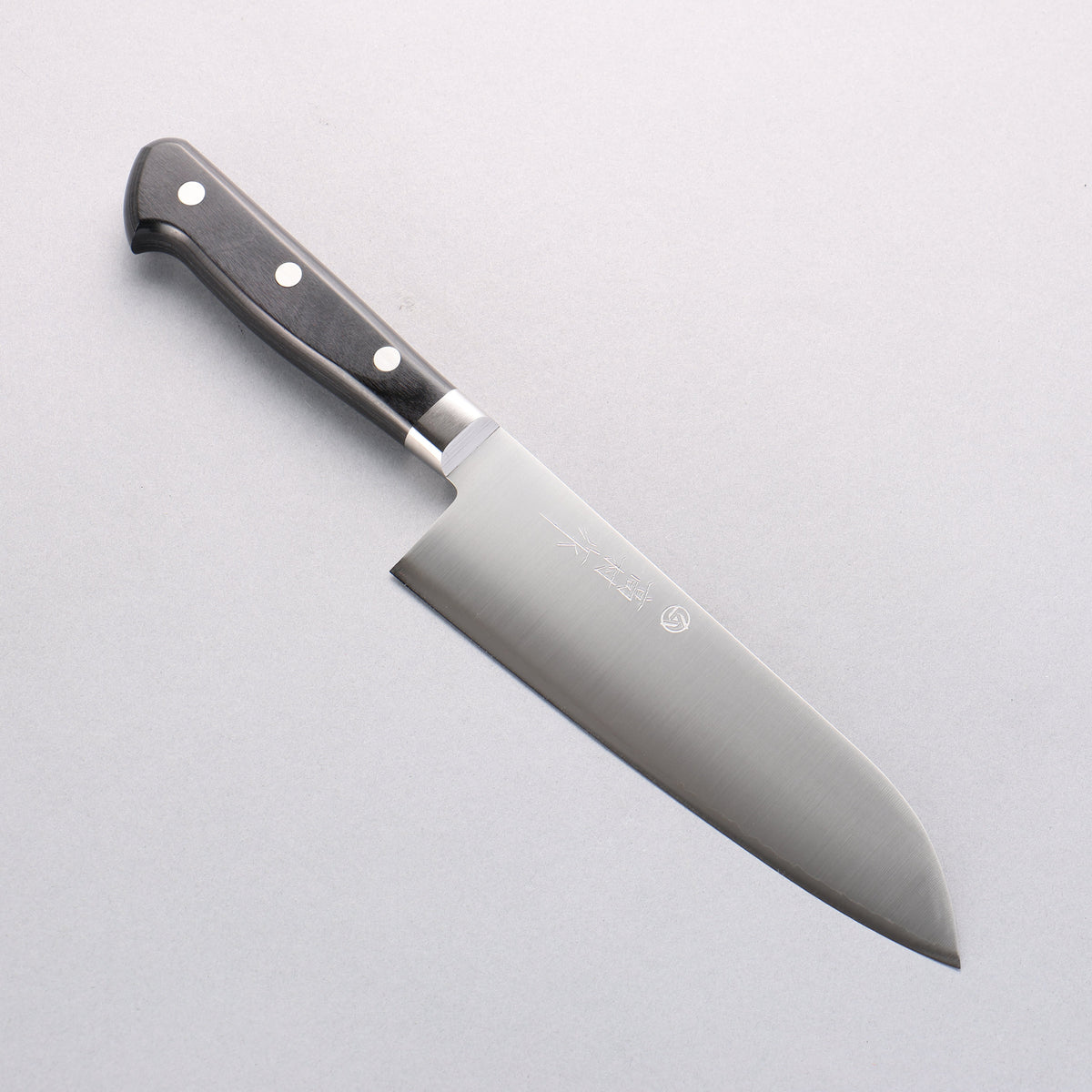 Takamura Knives VG10 Migaki Santoku 170mm Black Pakkawood Handle