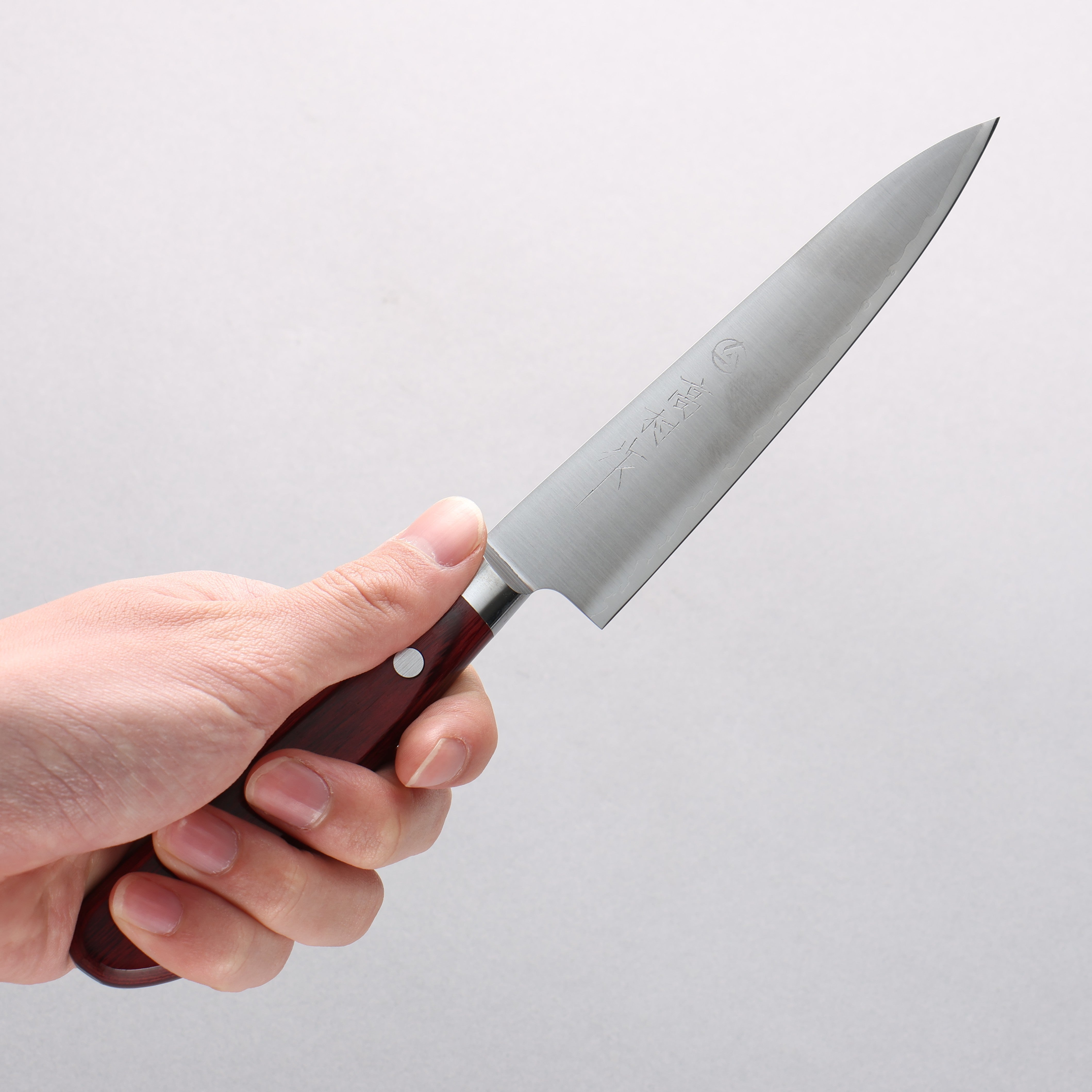 Takamura Knives SG2 Petty-Utility 130mm with Red Pakkawood Handle - Seisuke Knife