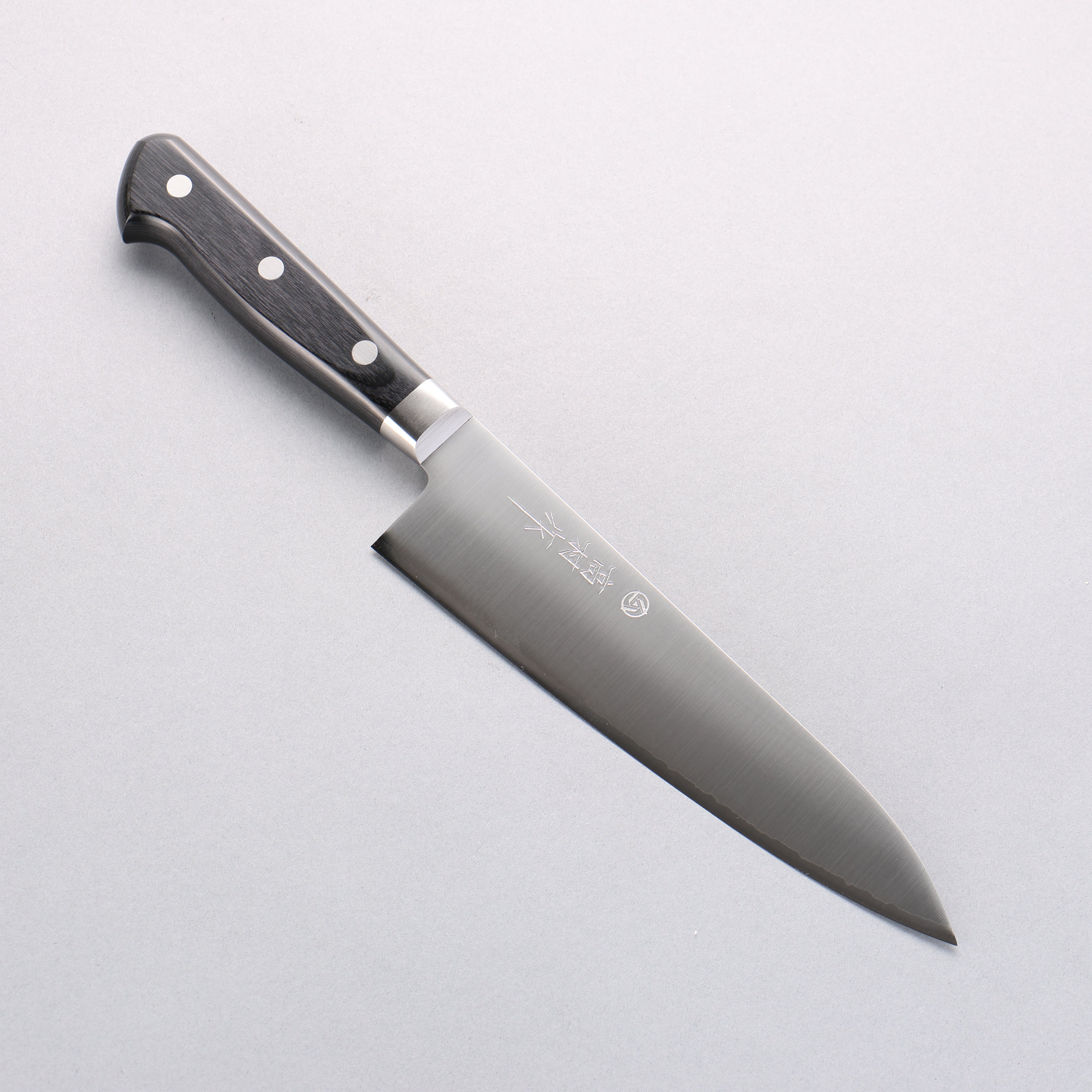 Takamura Knives VG10 Migaki Gyuto 180mm Black Pakkawood Handle - Seisuke Knife