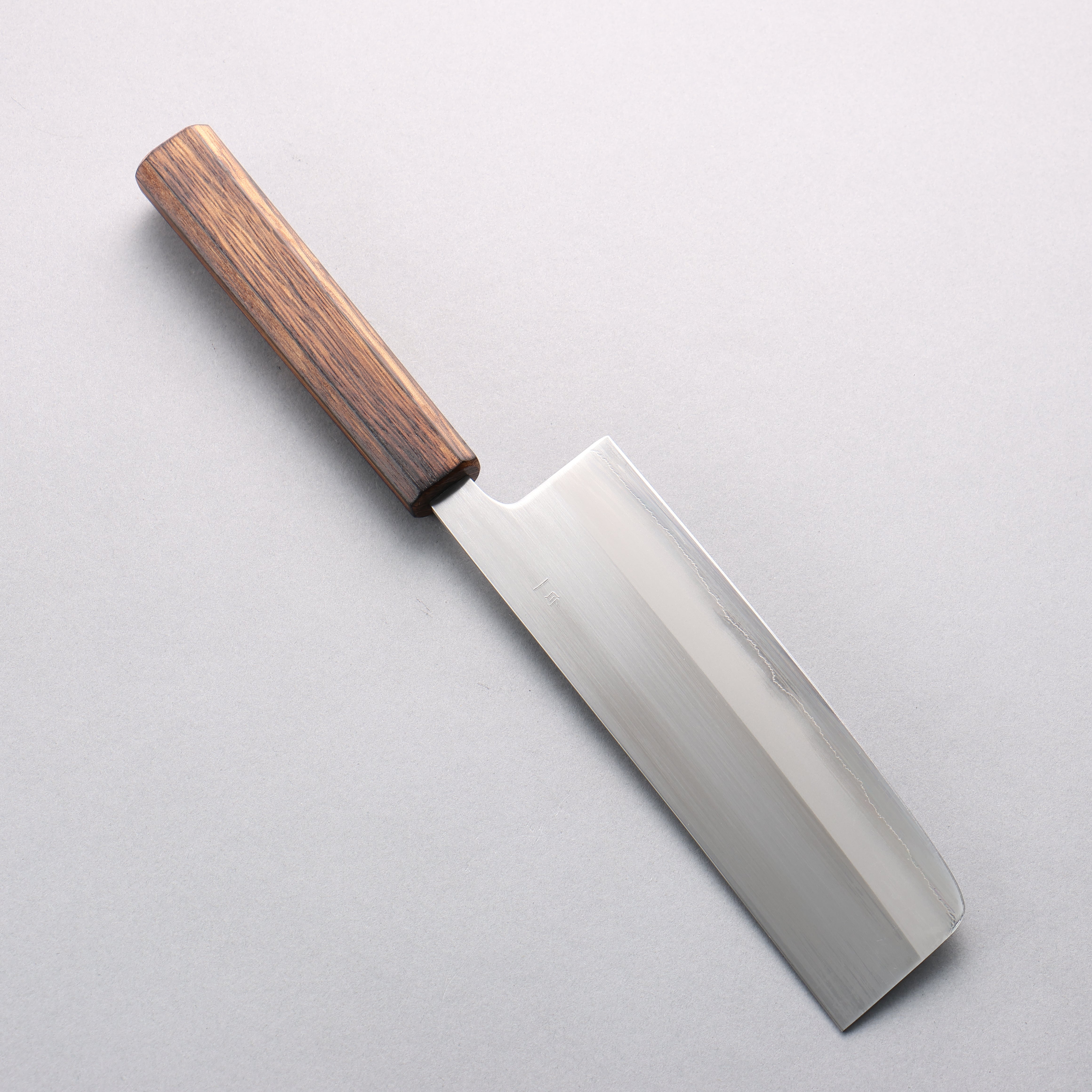 Oul White Steel No.1 Nakiri 165mm Burnt Oak Handle - Seisuke Knife