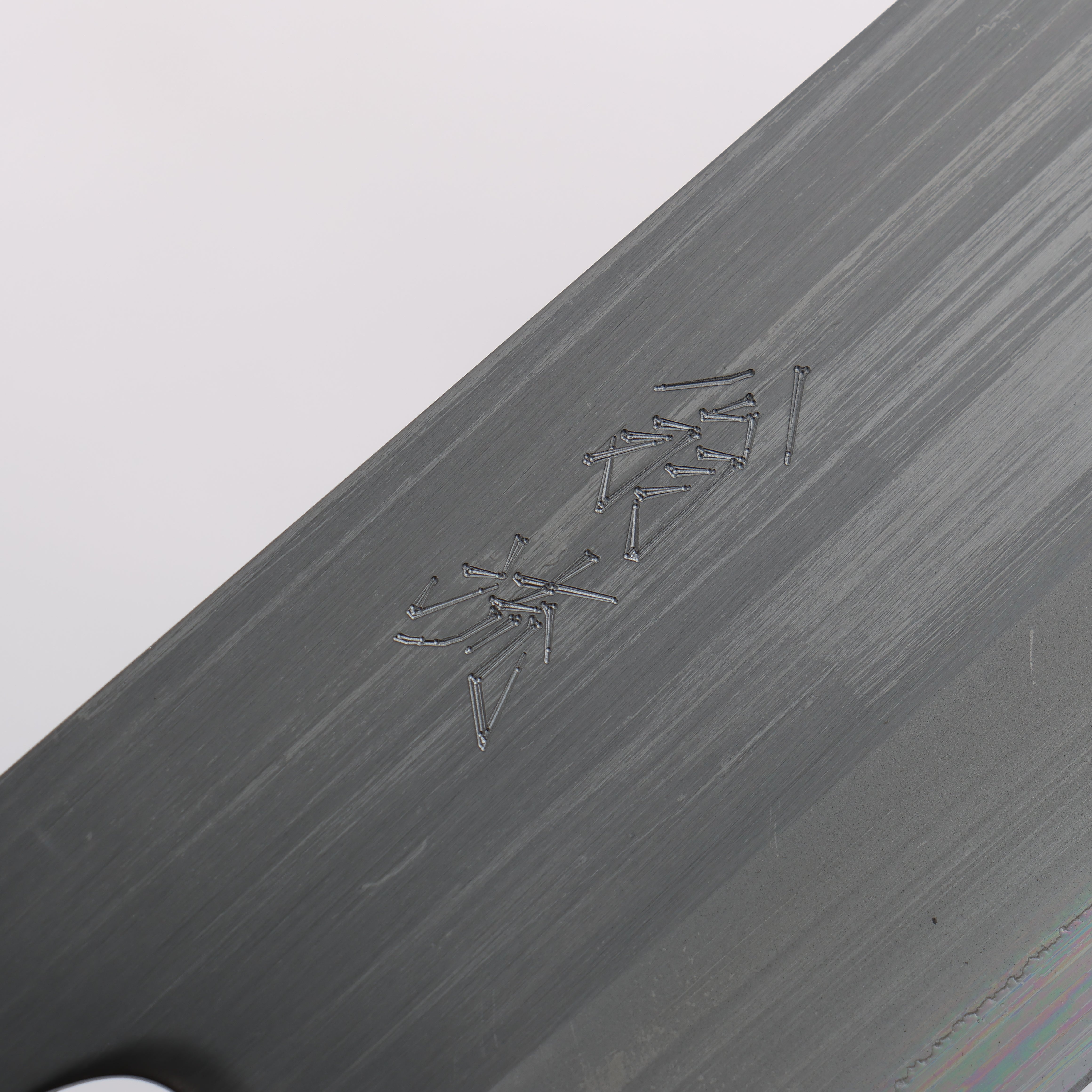 Oul White Steel No.1 Nakiri 165mm Burnt Oak Handle - Seisuke Knife