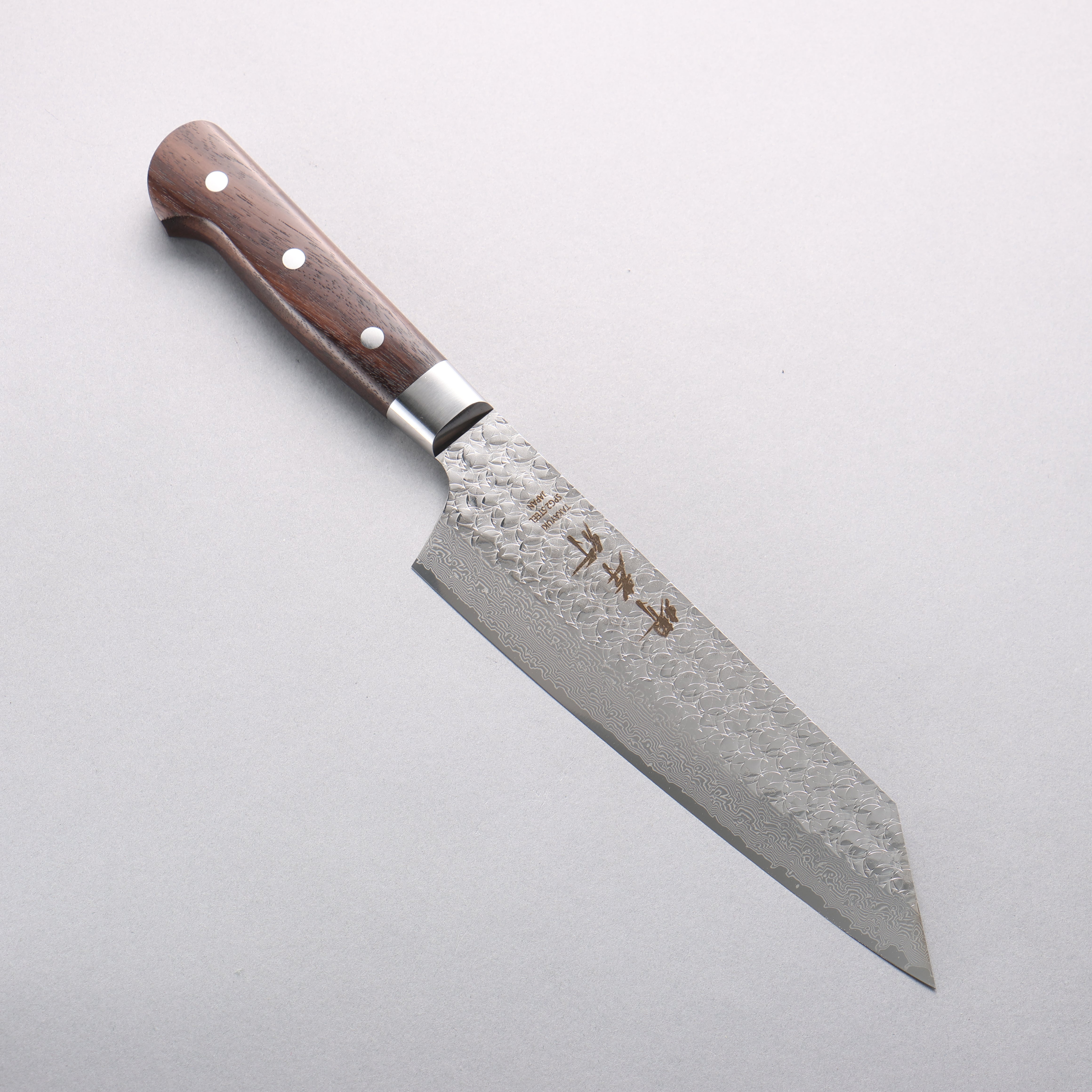 Sakai Takayuki SG2 Hammered Damascus Migaki Kengata Gyuto 190mm Rosewood Handle - Seisuke Knife