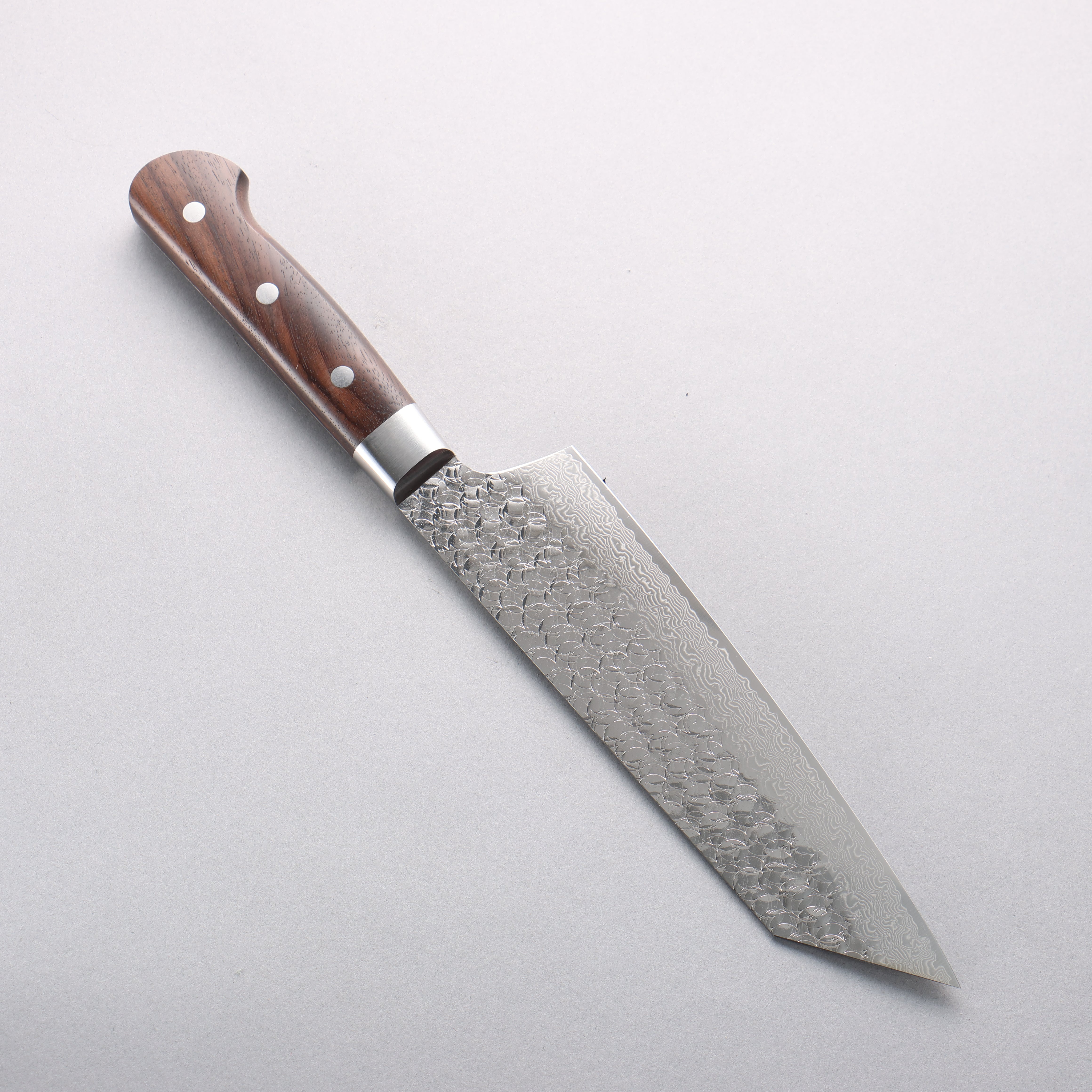 Sakai Takayuki SG2 Hammered Damascus Migaki Kengata Gyuto 190mm Rosewood Handle - Seisuke Knife