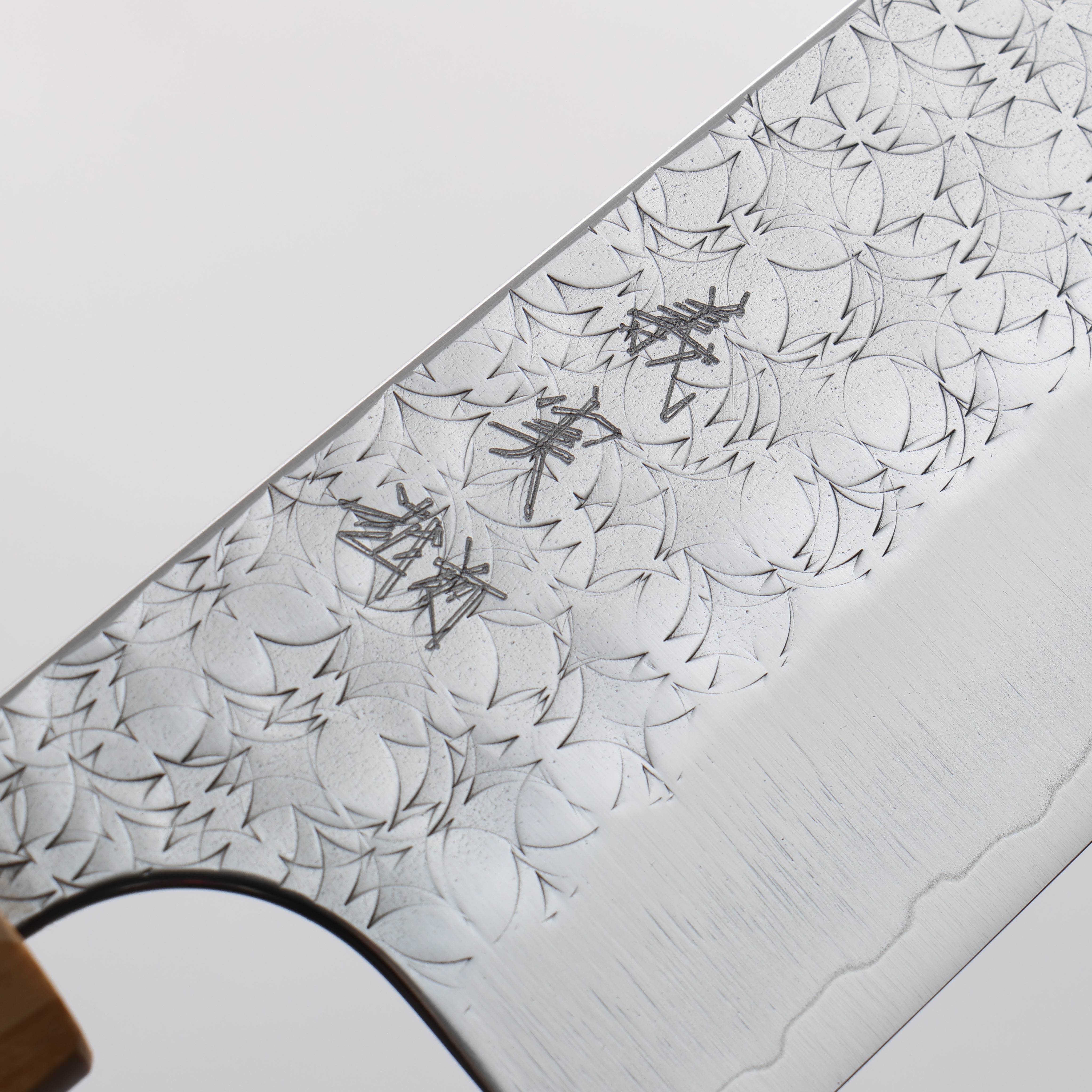 Yoshimi Kato Minamo SG2 Hammered Bunka 170mm Olive tree (V Shaped) Handle - Seisuke Knife