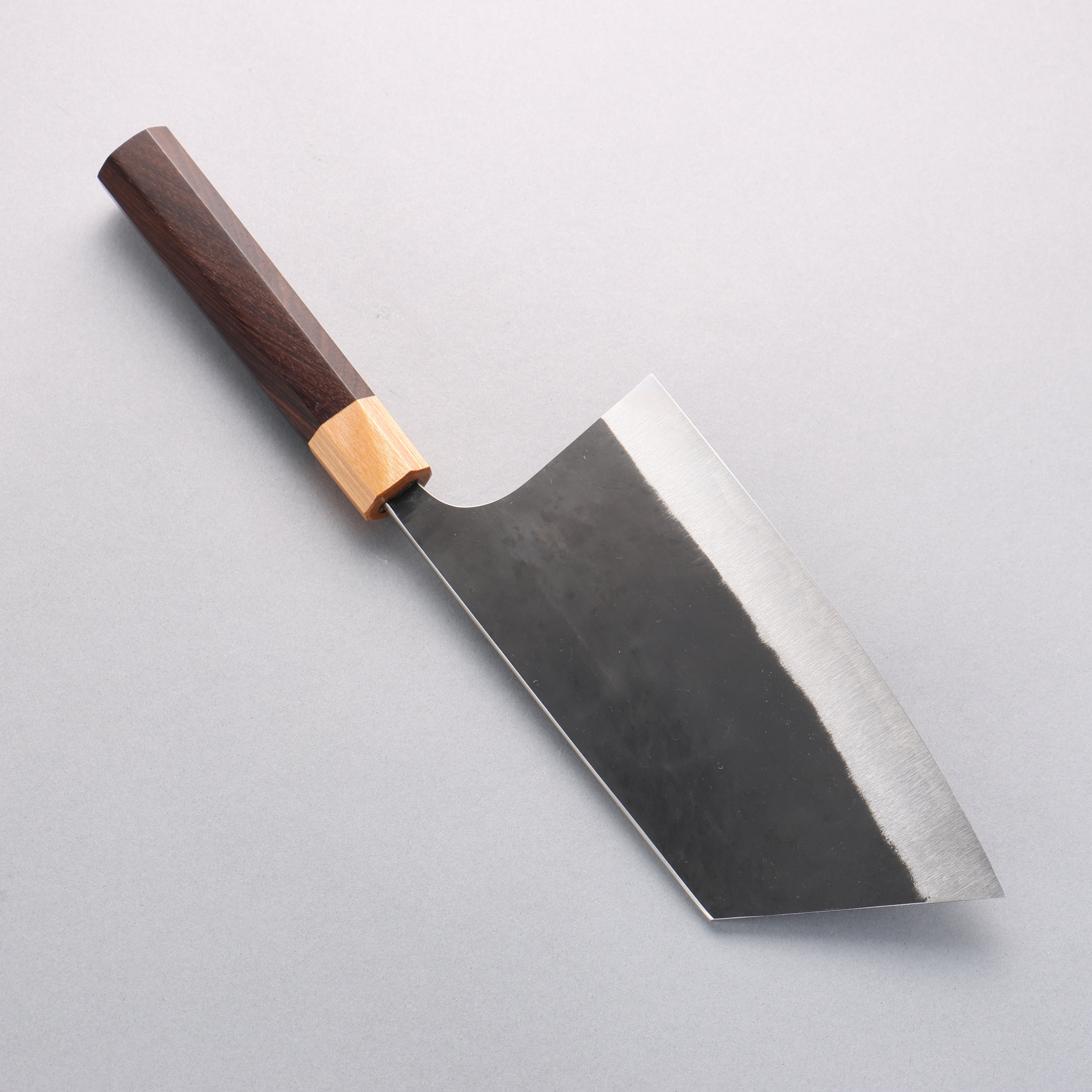 Tinker Blue Super Black Finished Tank 180mm Rosewood Handle - Seisuke Knife