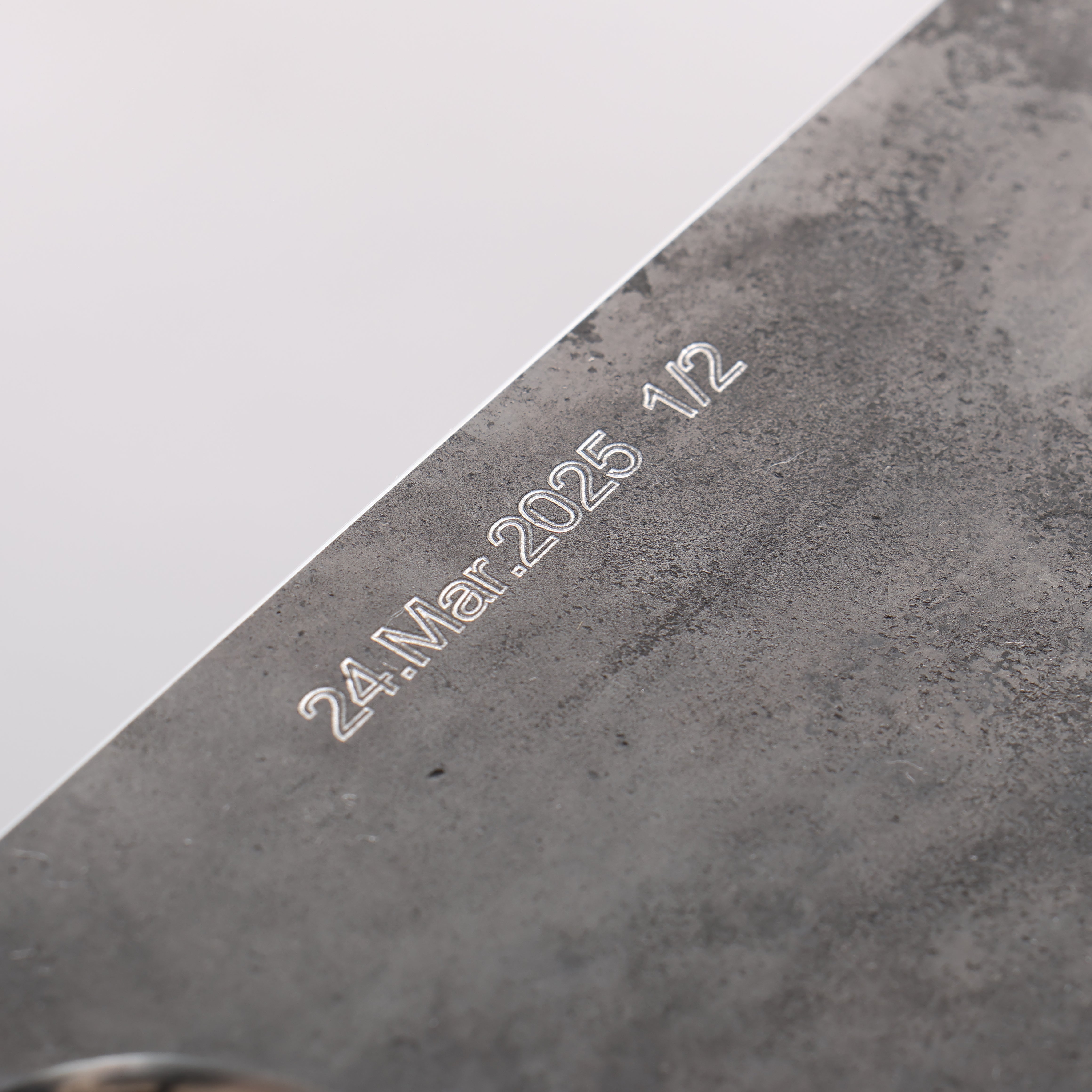 Tinker Blue Super Black Finished Tank 180mm Rosewood Handle - Seisuke Knife