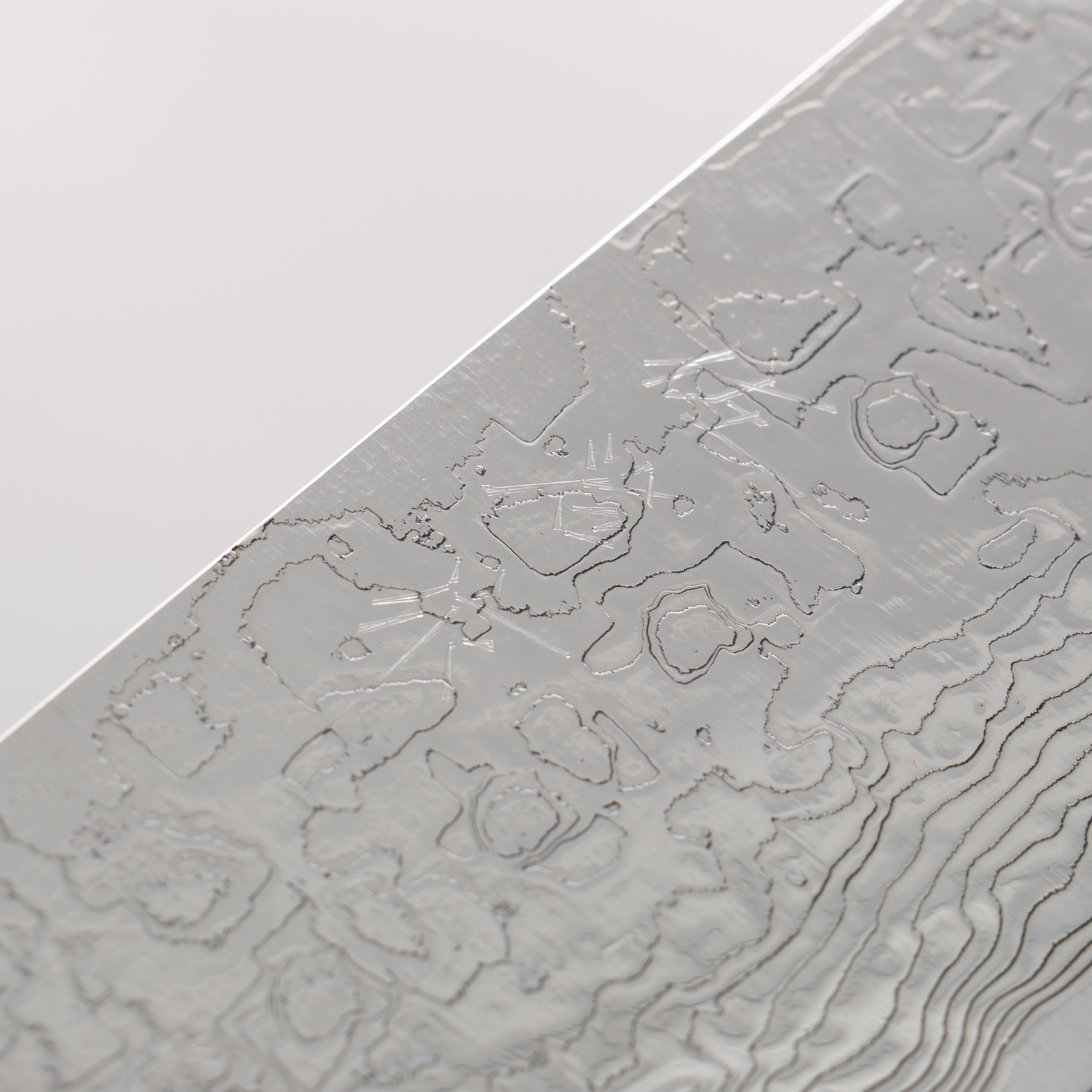 Takeshi Saji SG2 Diamond Finish Damascus Gyuto 270mm Blue Turquoise Handle - Seisuke Knife