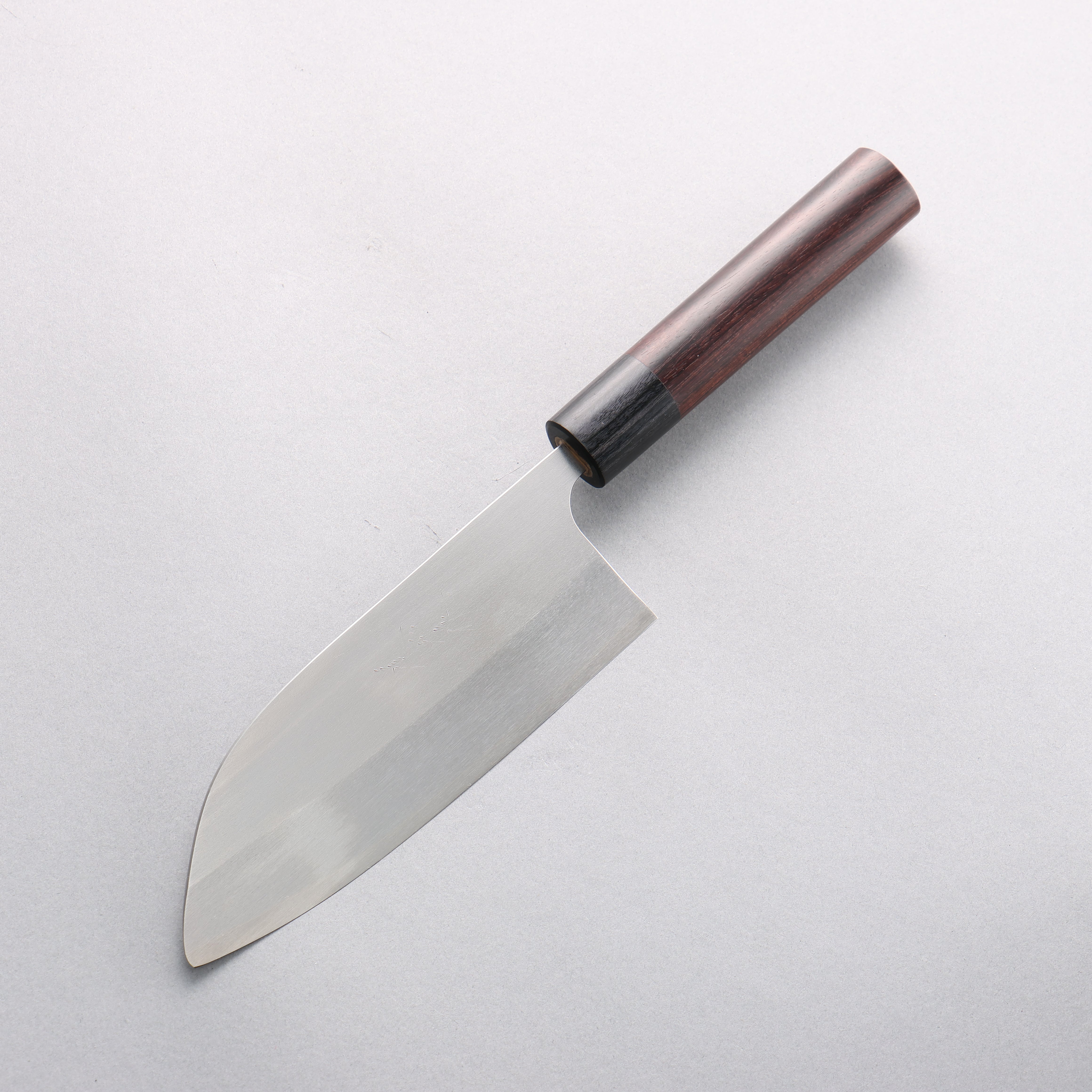 Shungo Ogata SG2 Togidashi Santoku(Maru) 150mm Rosewood Handle - Seisuke Knife