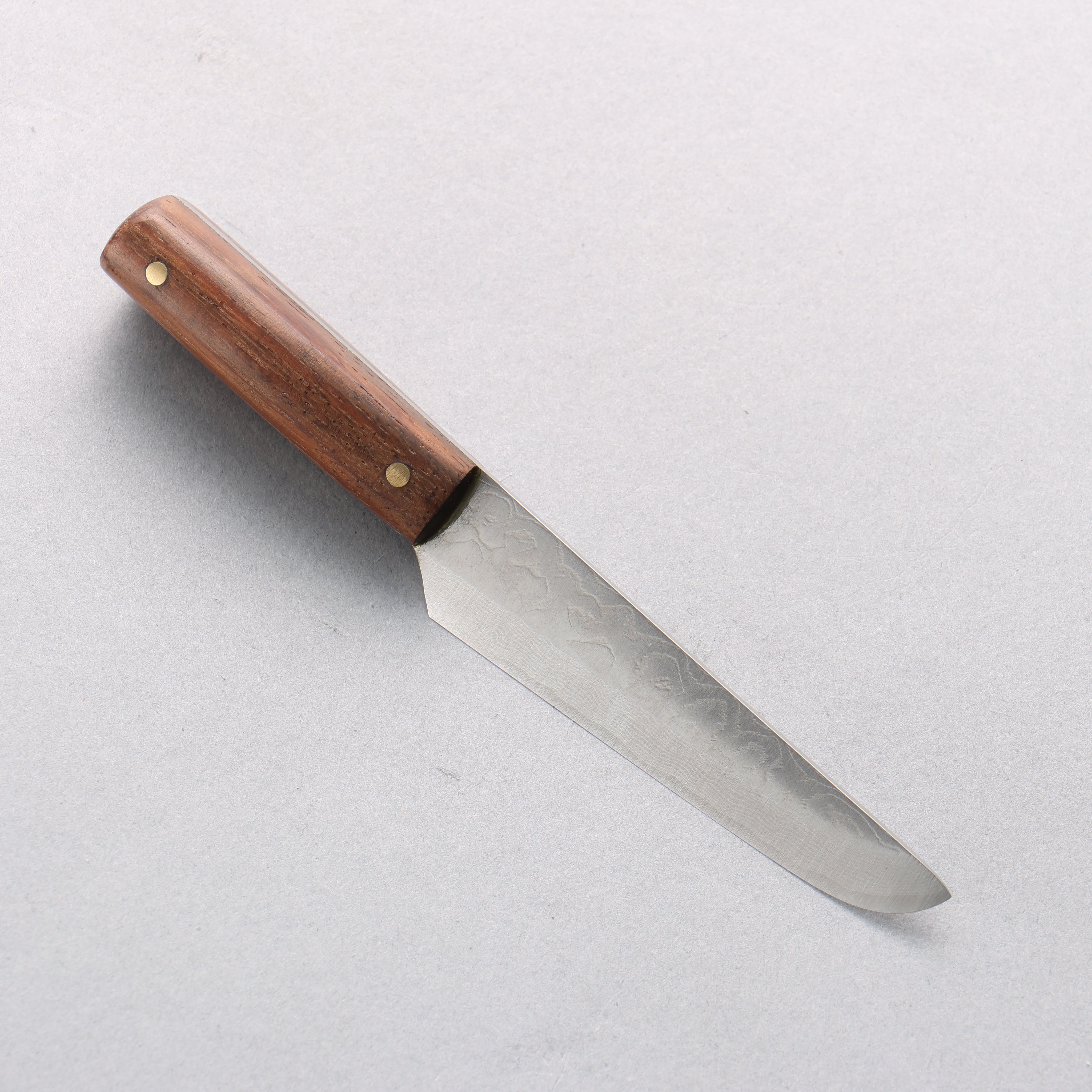 Shungo Ogata SG2 Damascus Mini Petty-Utility 80mm Shitan Handle with Sheath - Seisuke Knife