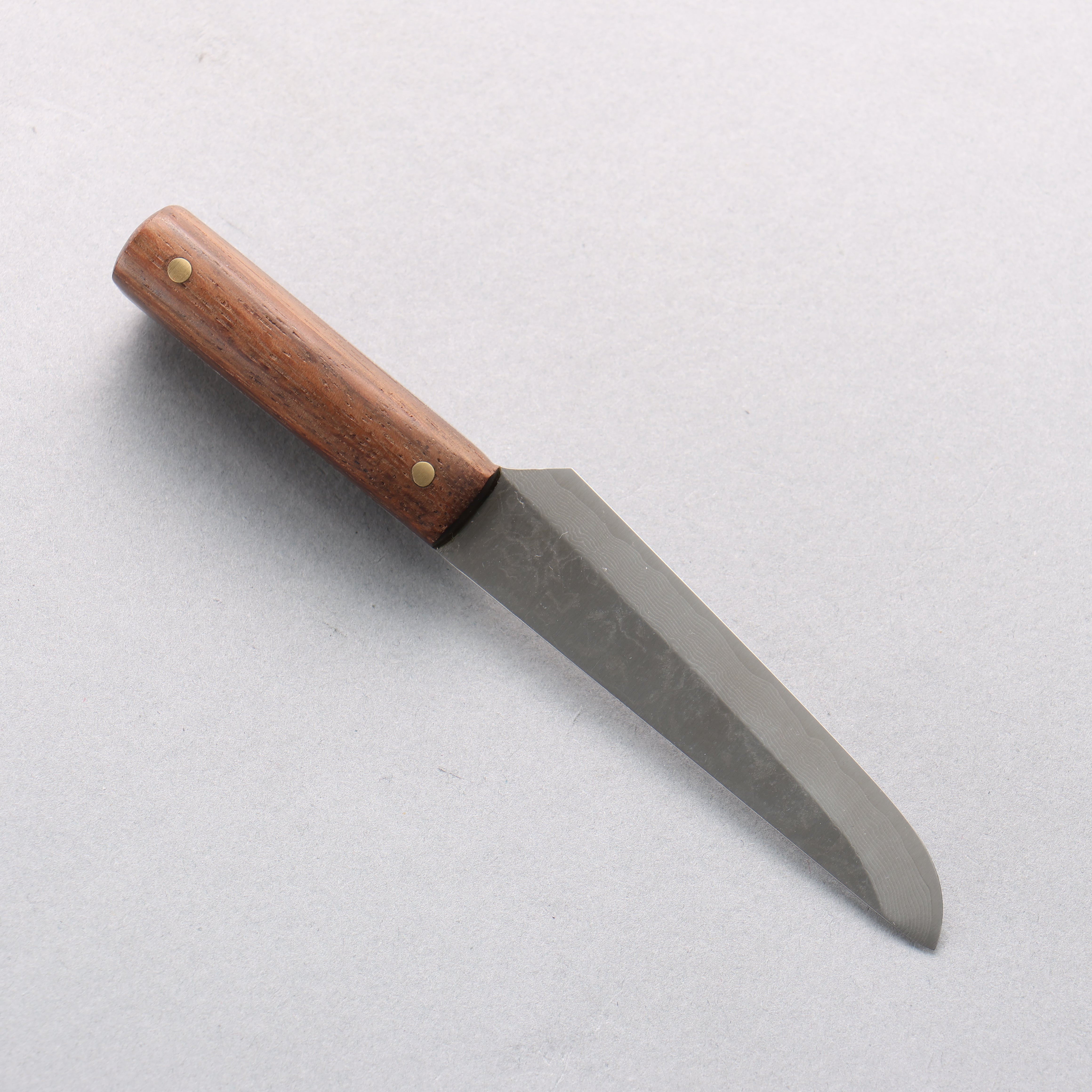 Shungo Ogata SG2 Damascus Mini Petty-Utility 80mm Shitan Handle with Sheath - Seisuke Knife