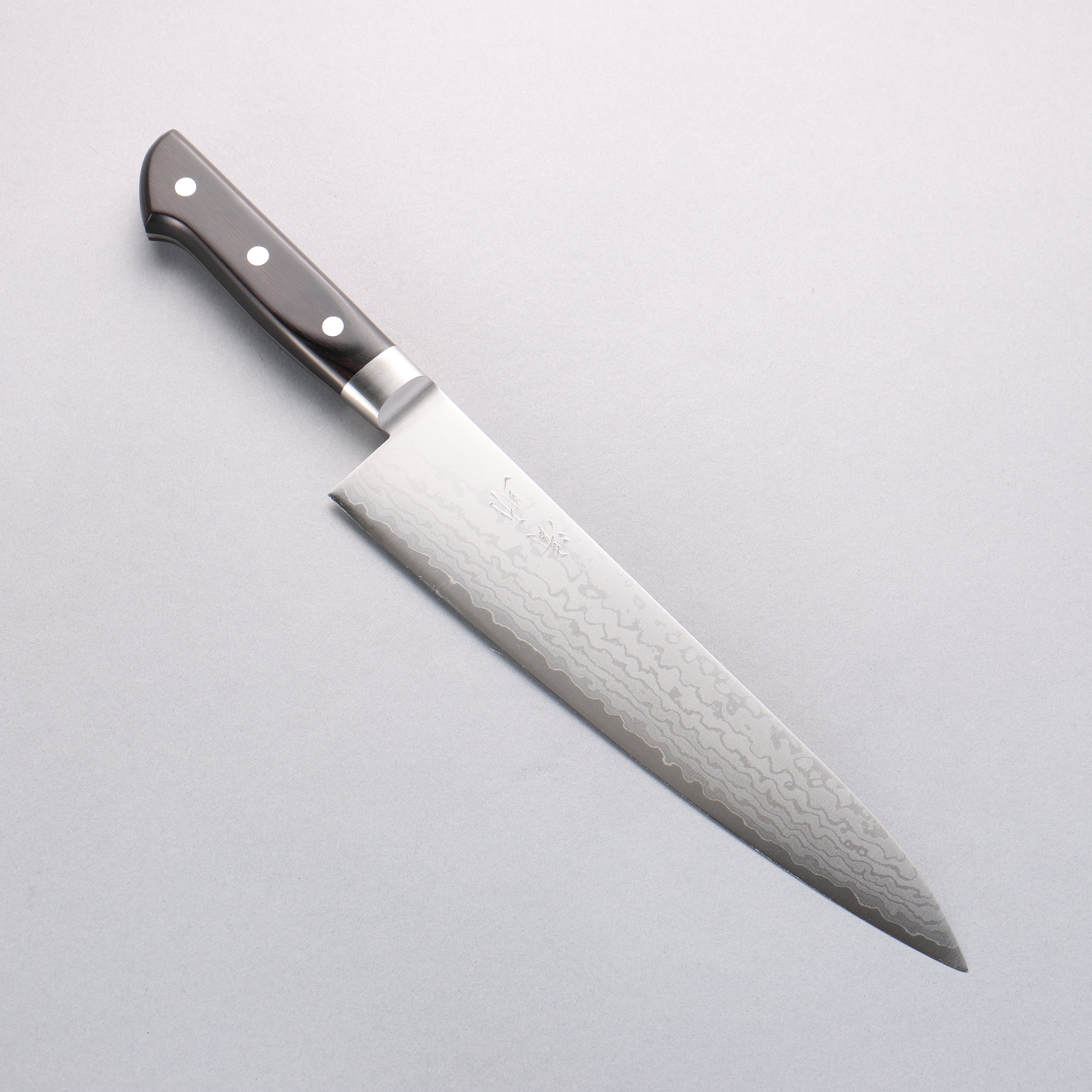 Seisuke VG10 Damascus Gyuto 240mm Black Pakka wood Handle - Seisuke Knife