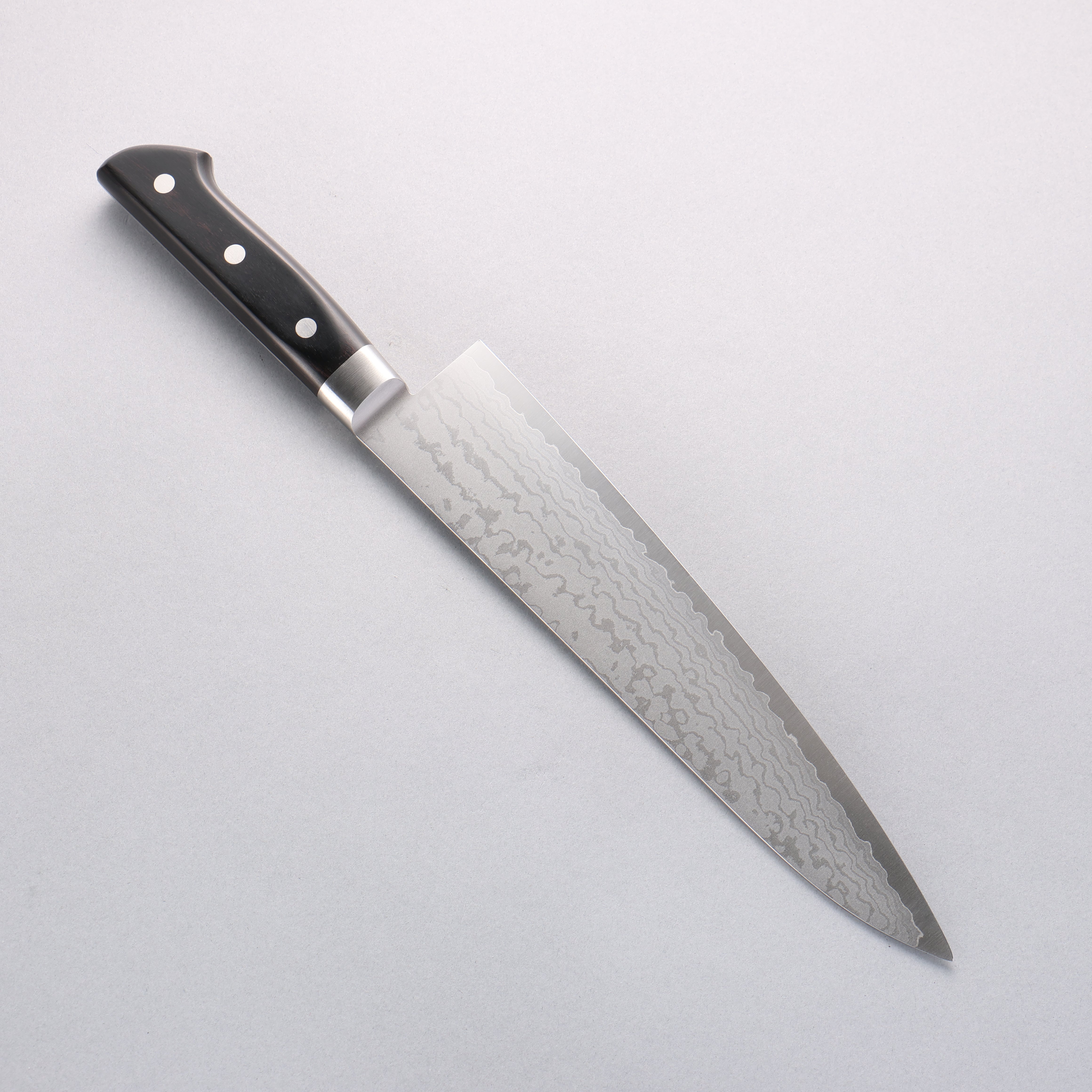 Seisuke VG10 Damascus Gyuto 240mm Black Pakka wood Handle - Seisuke Knife