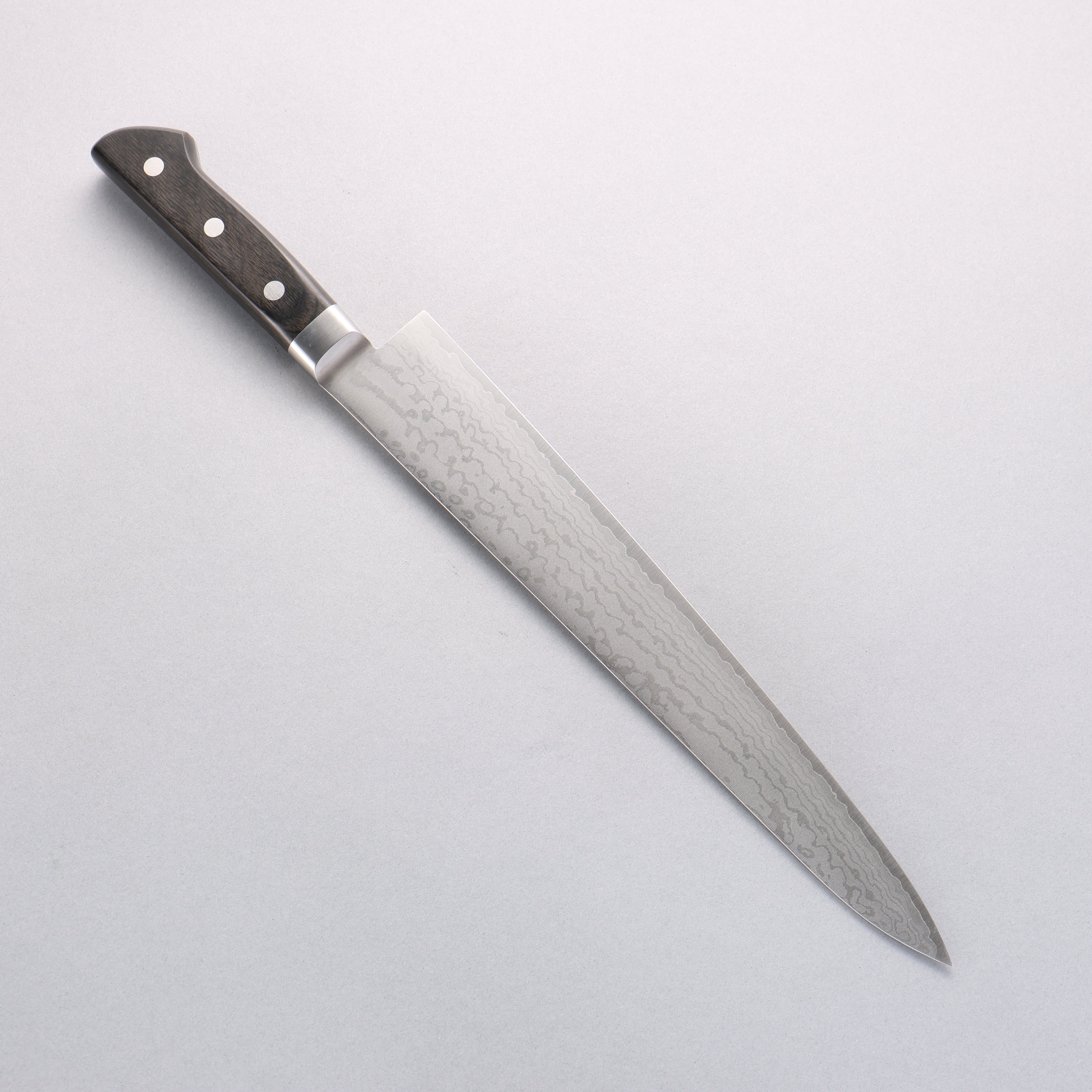 Seisuke VG10 Damascus Sujihiki 270mm Black Pakka wood Handle - Seisuke Knife