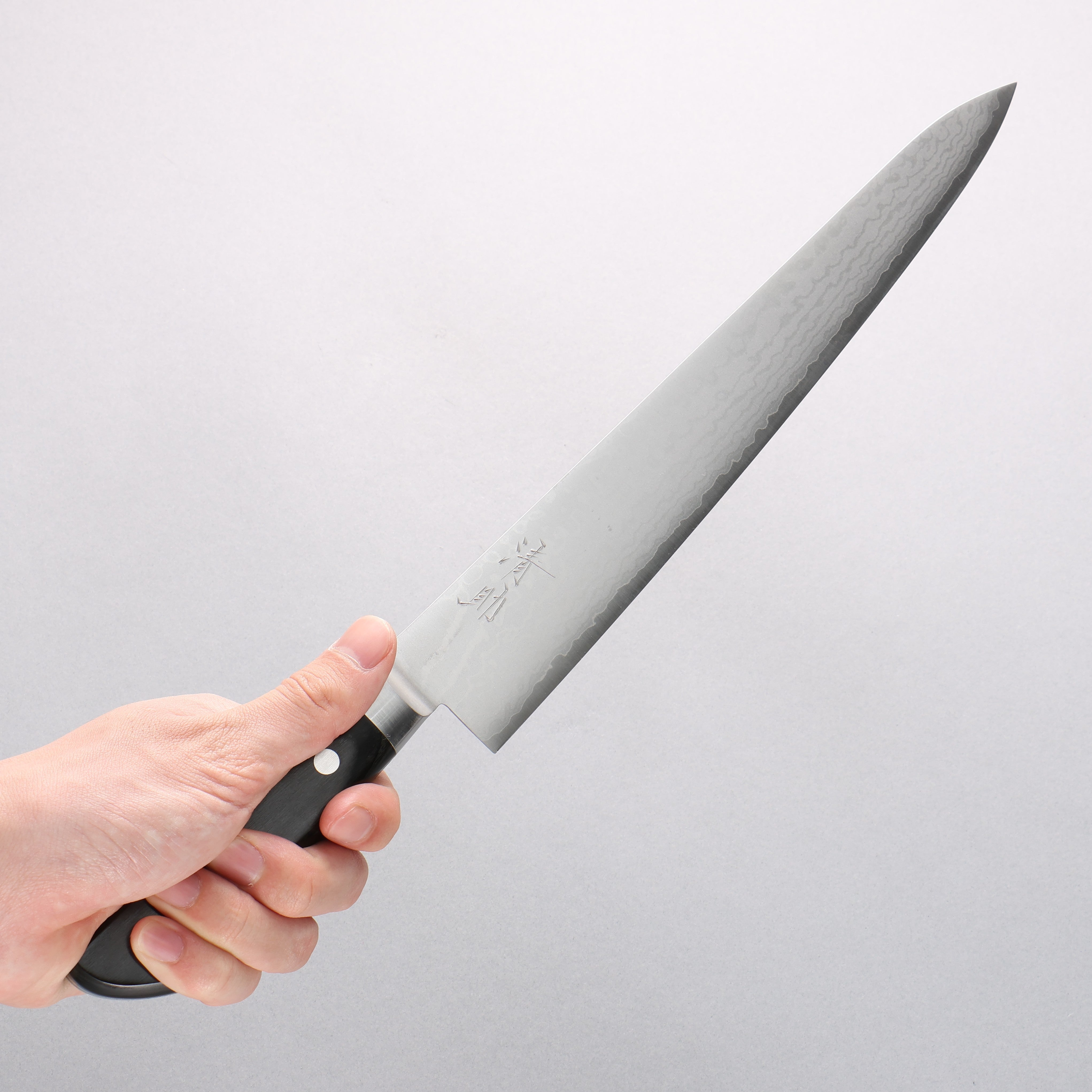 Seisuke VG10 Damascus Sujihiki 270mm Black Pakka wood Handle - Seisuke Knife