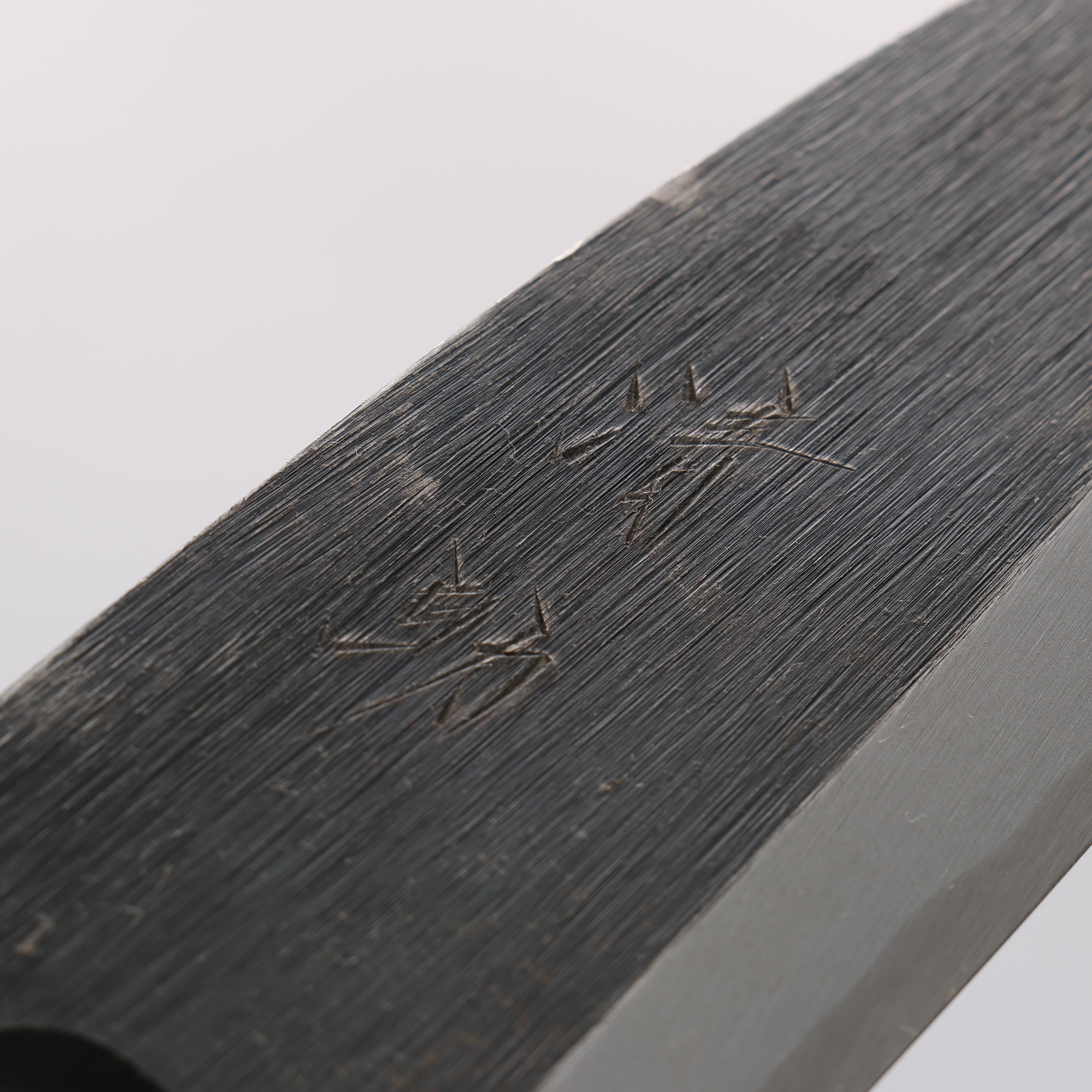 Seisuke White Steel No.2 Kurouchi Deba 135mm Purple Lacquered Handle - Seisuke Knife