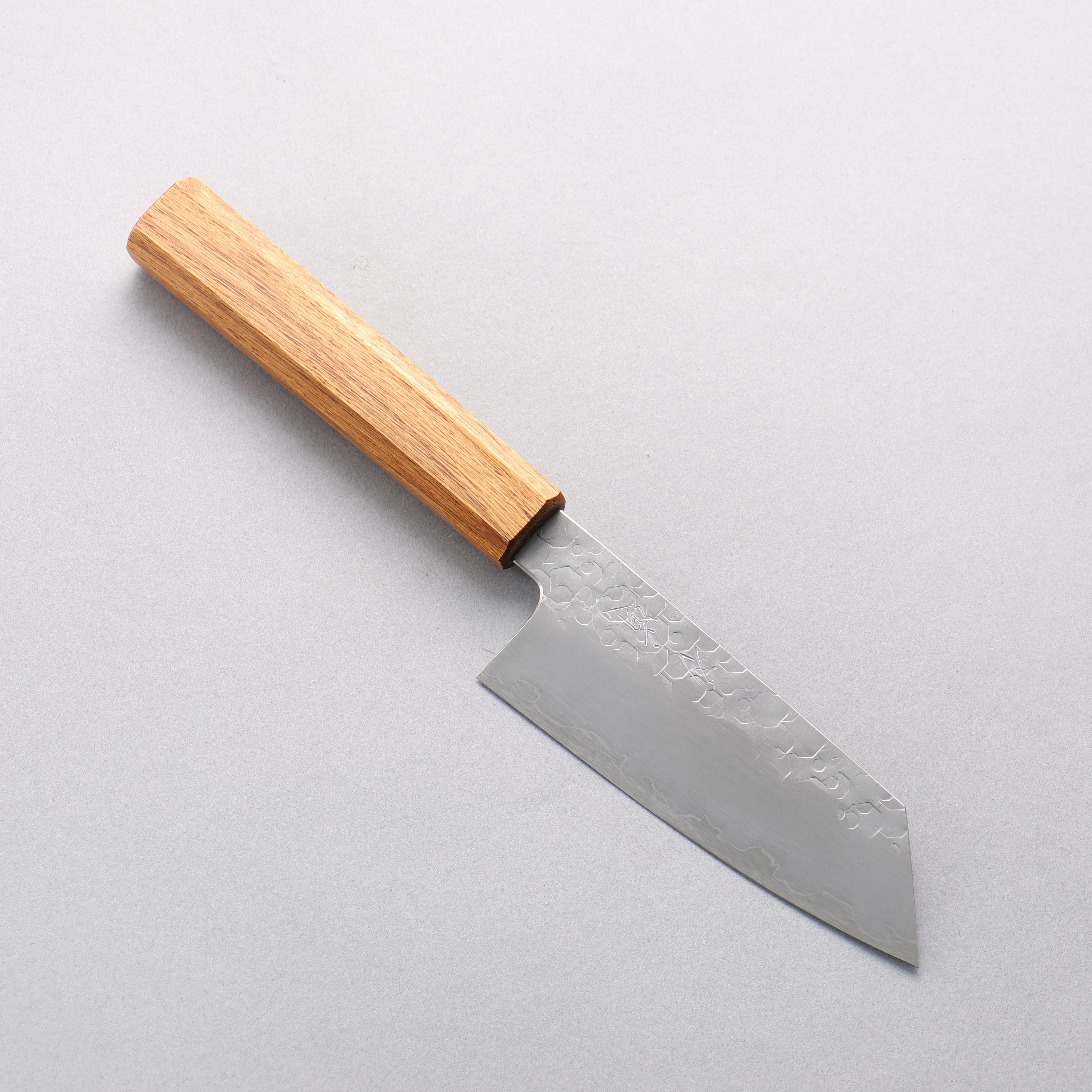 Hado Shiosai SG2 Hammered Small Bunka 135mm Oak Handle - Seisuke Knife