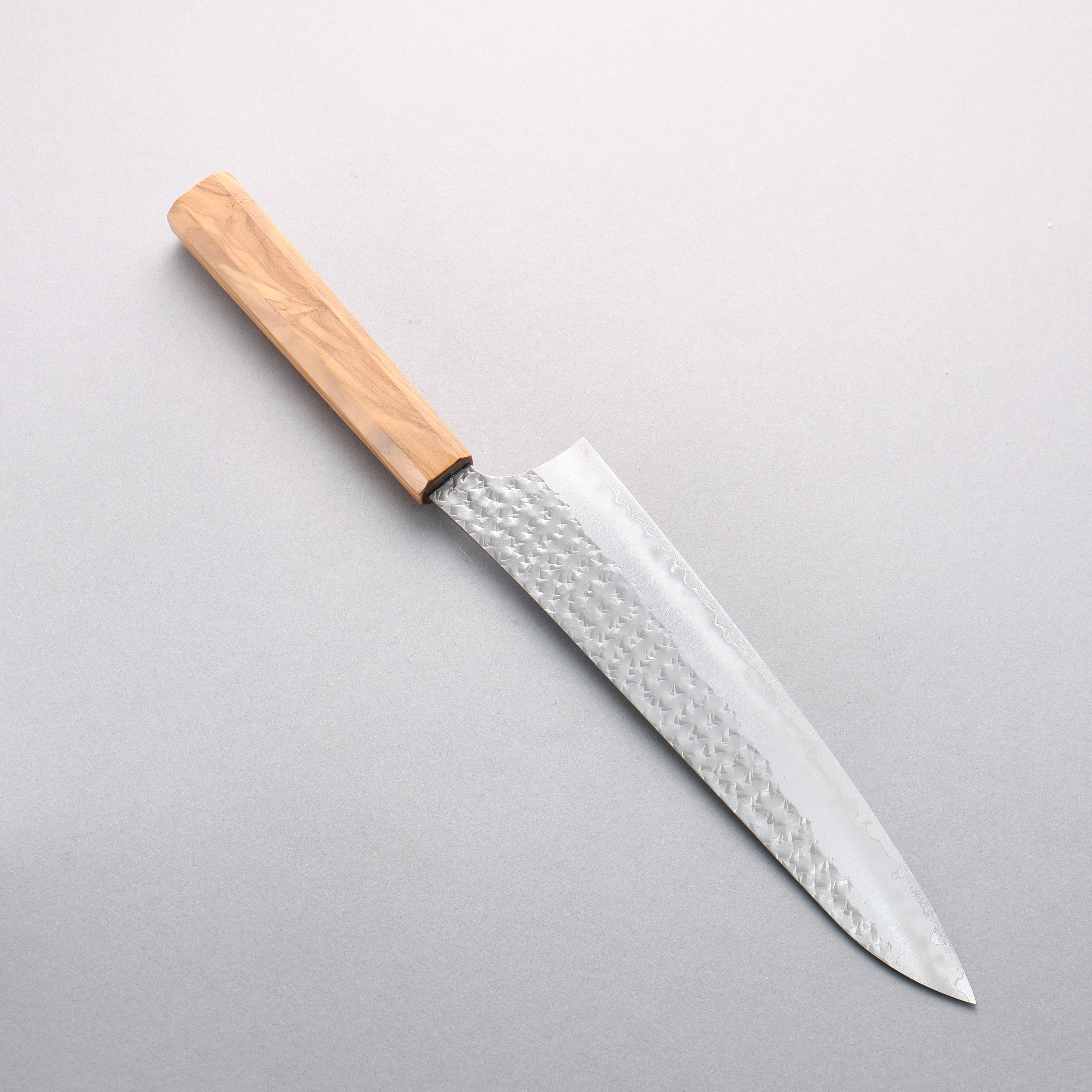 Yu Kurosaki Senko Ryu SG2 Hammered Gyuto 210mm Olive tree Handle - Seisuke Knife
