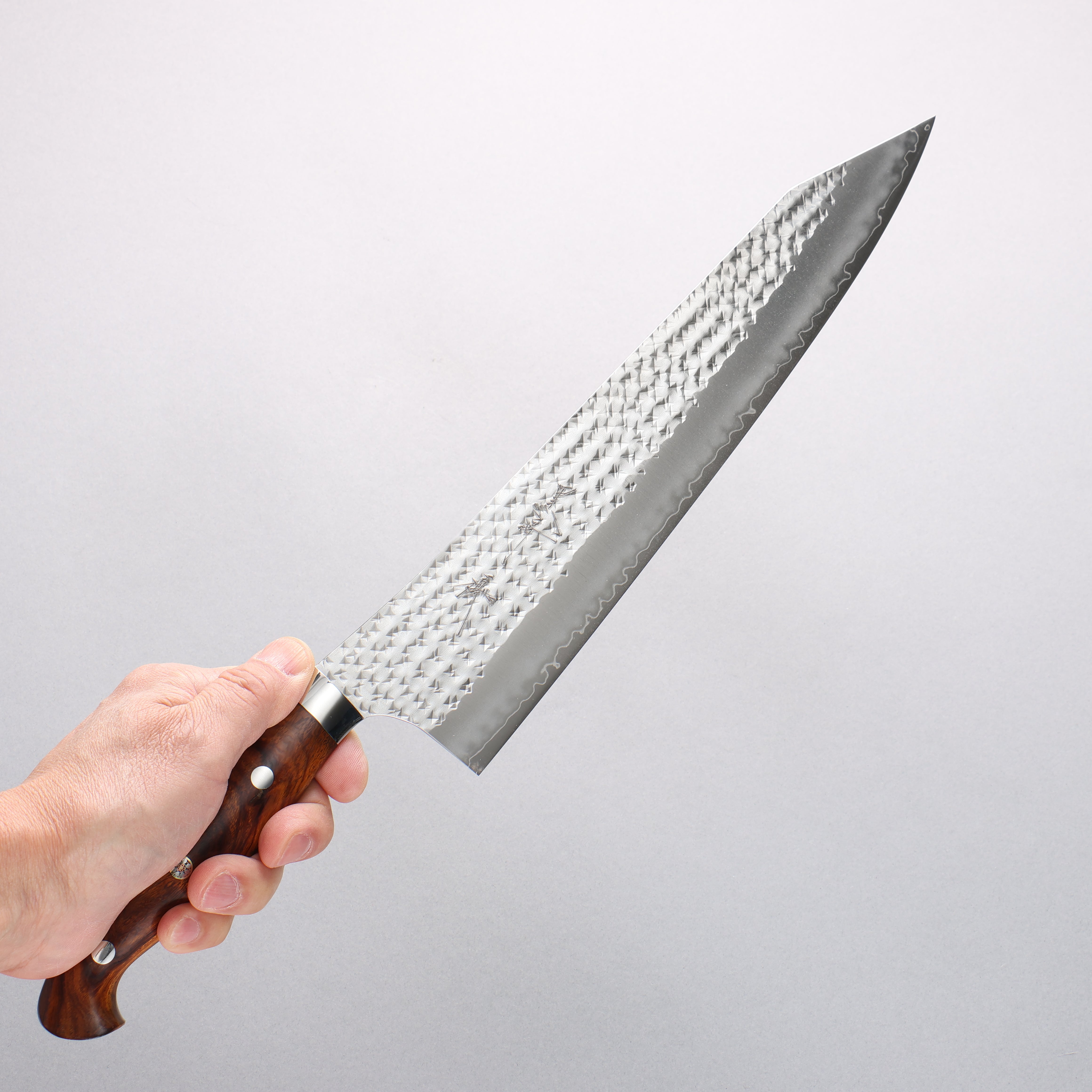 Yu Kurosaki Senko Ei SG2 Hammered Gyuto 270mm Ironwood Handle with Sheath - Seisuke Knife