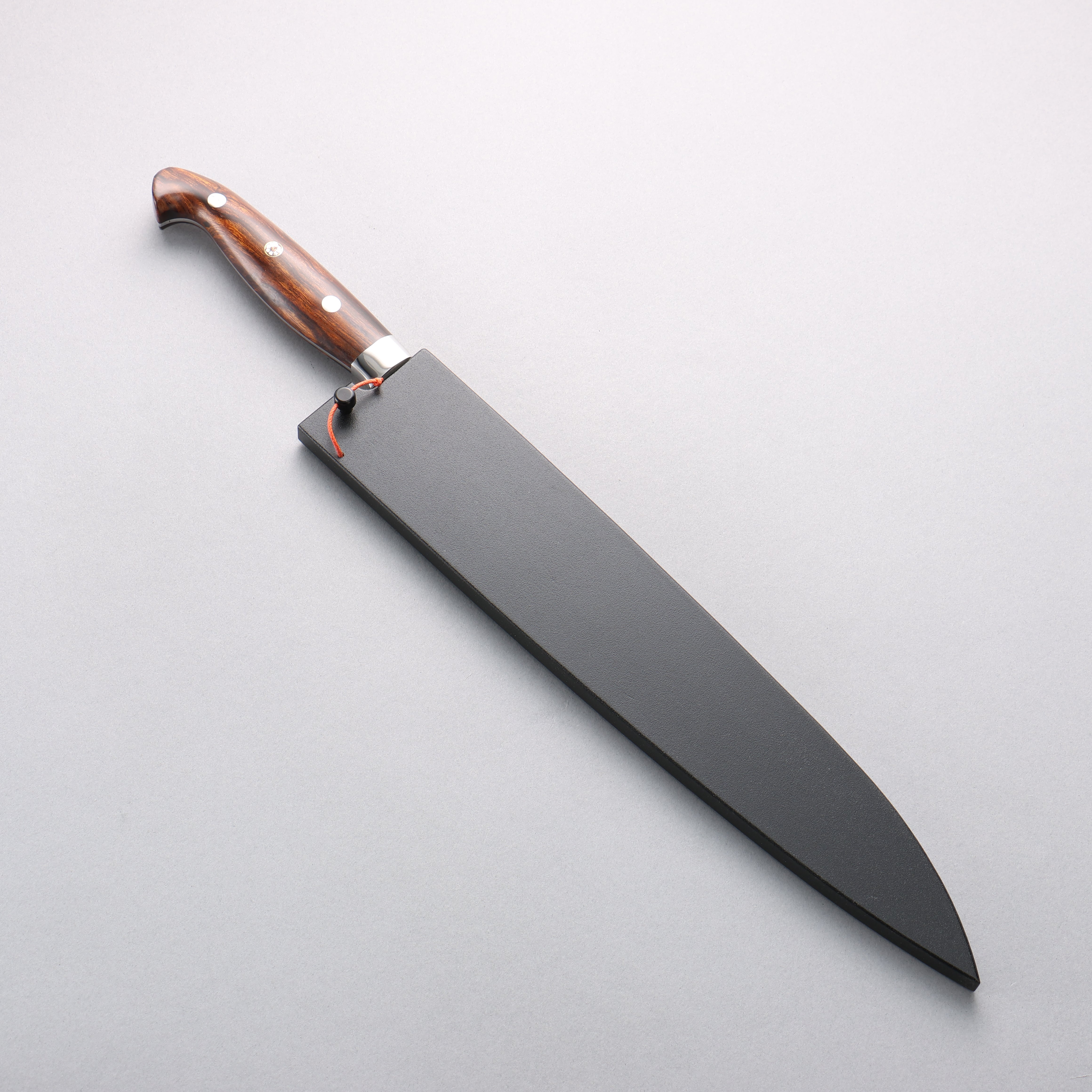Yu Kurosaki Senko Ei SG2 Hammered Sujihiki 270mm Ironwood Handle with Sheath - Seisuke Knife