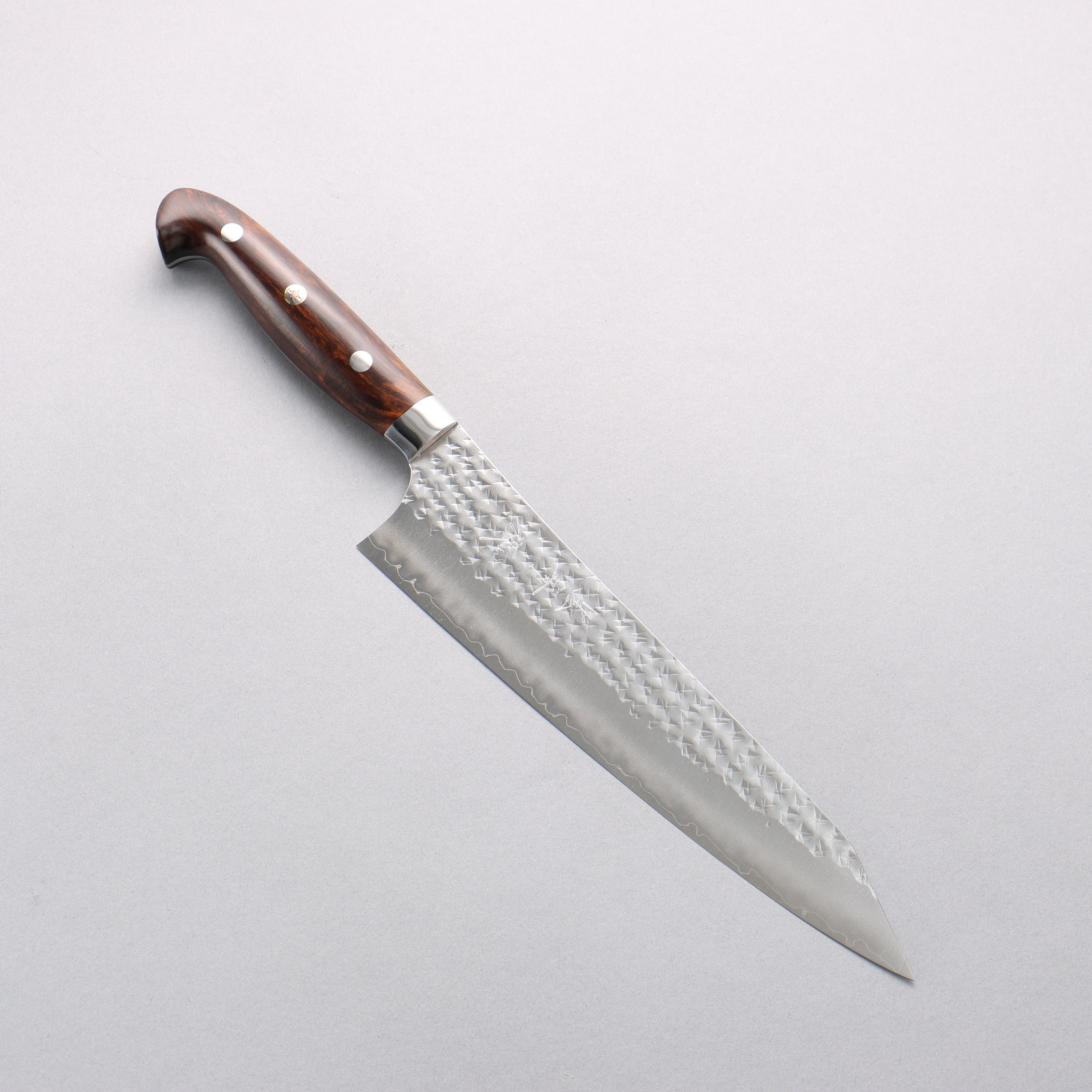 Yu Kurosaki Senko Ei SG2 Hammered Gyuto 210mm Ironwood Handle with Sheath - Seisuke Knife