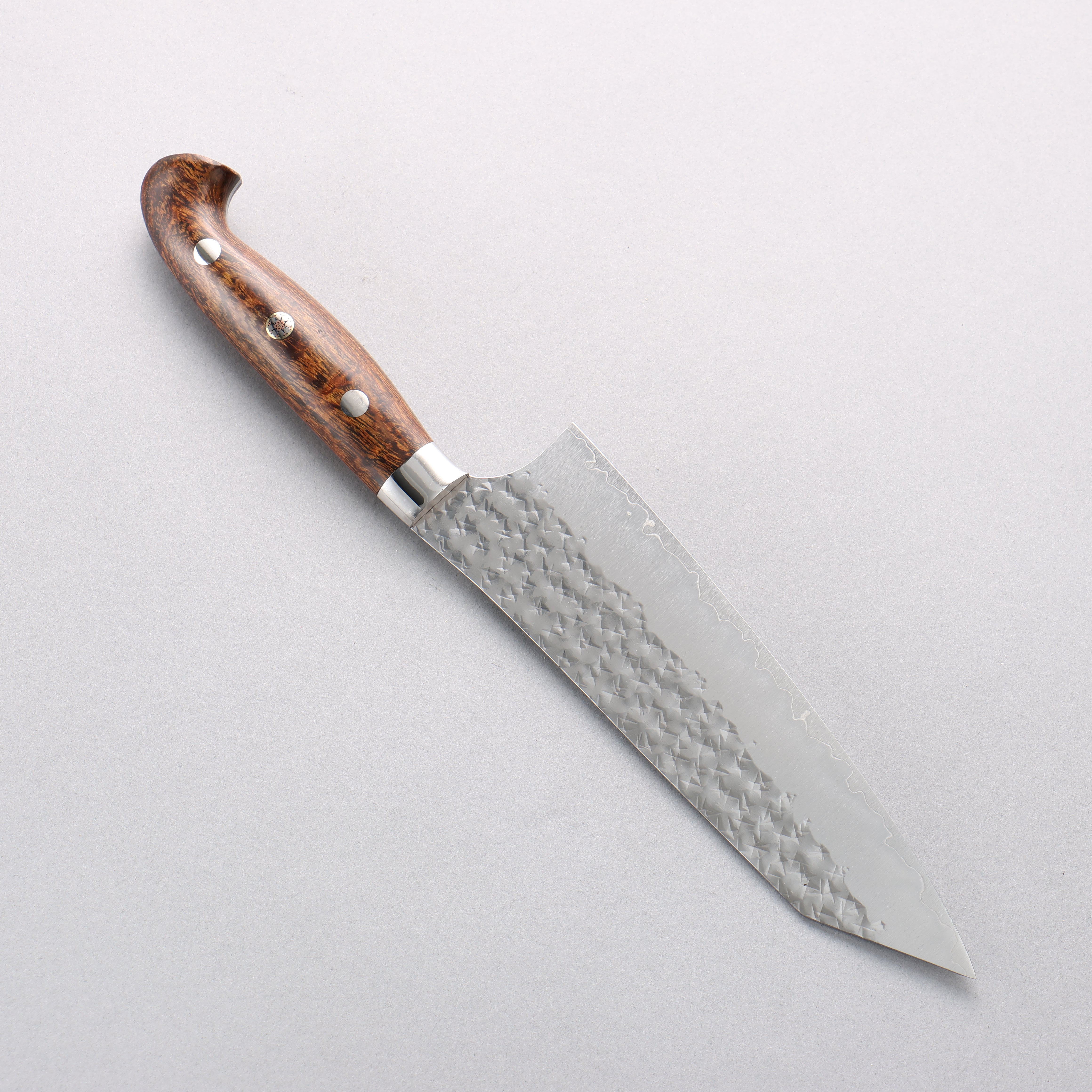 Yu Kurosaki Senko Ei SG2 Hammered Bunka 170mm Ironwood Handle with Sheath - Seisuke Knife