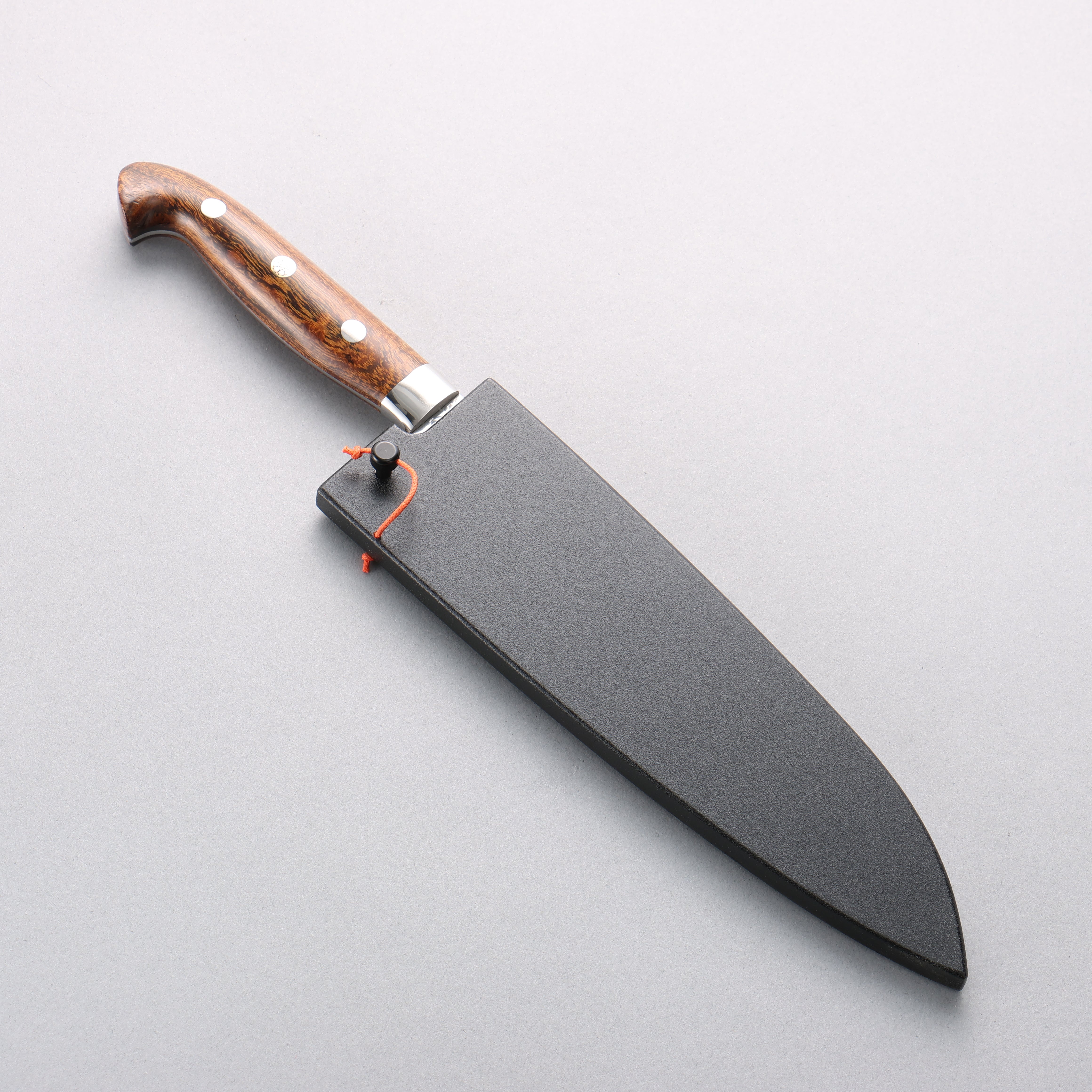Yu Kurosaki Senko Ei SG2 Hammered Bunka 170mm Ironwood Handle with Sheath - Seisuke Knife