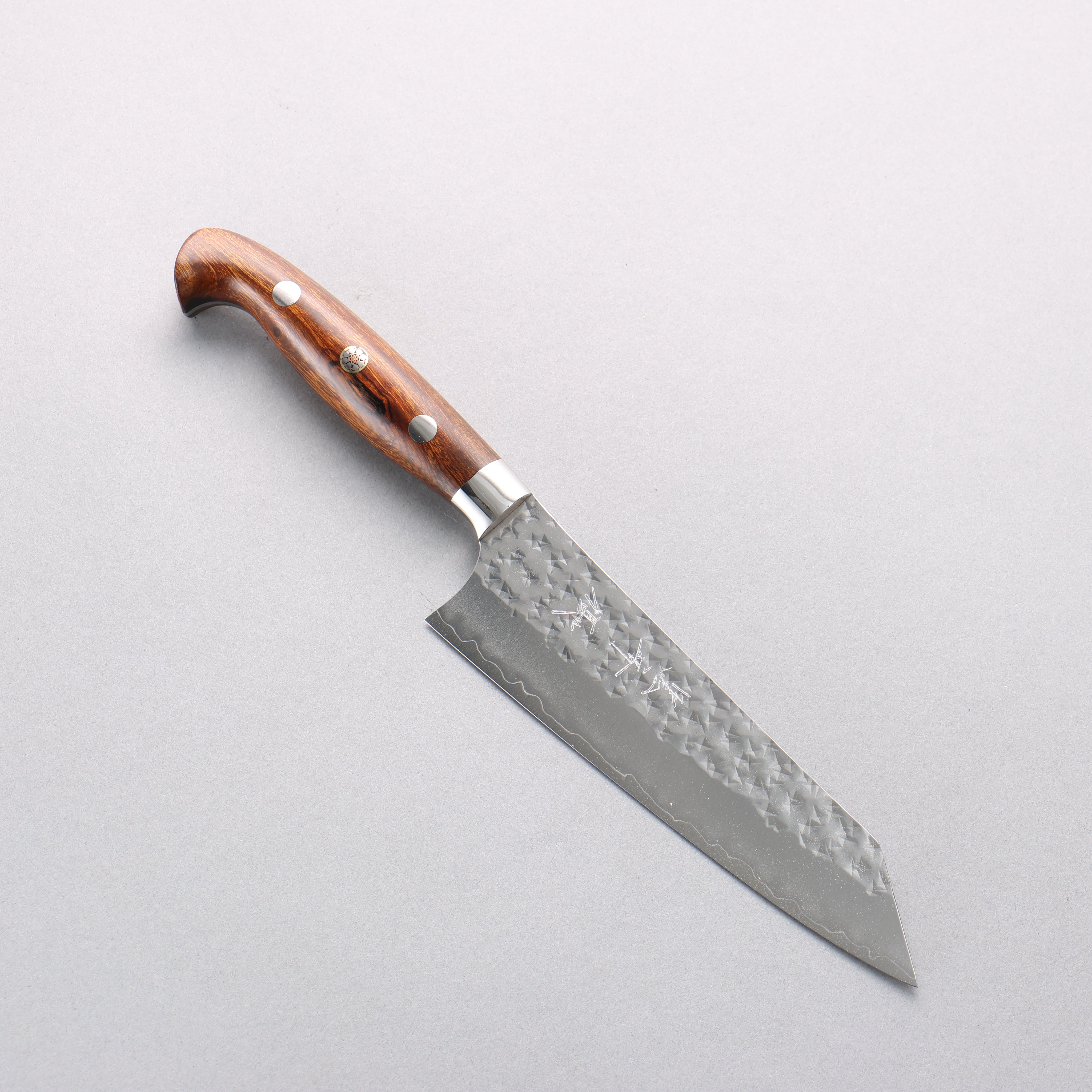 Yu Kurosaki Senko Ei SG2 Hammered Small Bunka 150mm Ironwood Handle with Sheath - Seisuke Knife