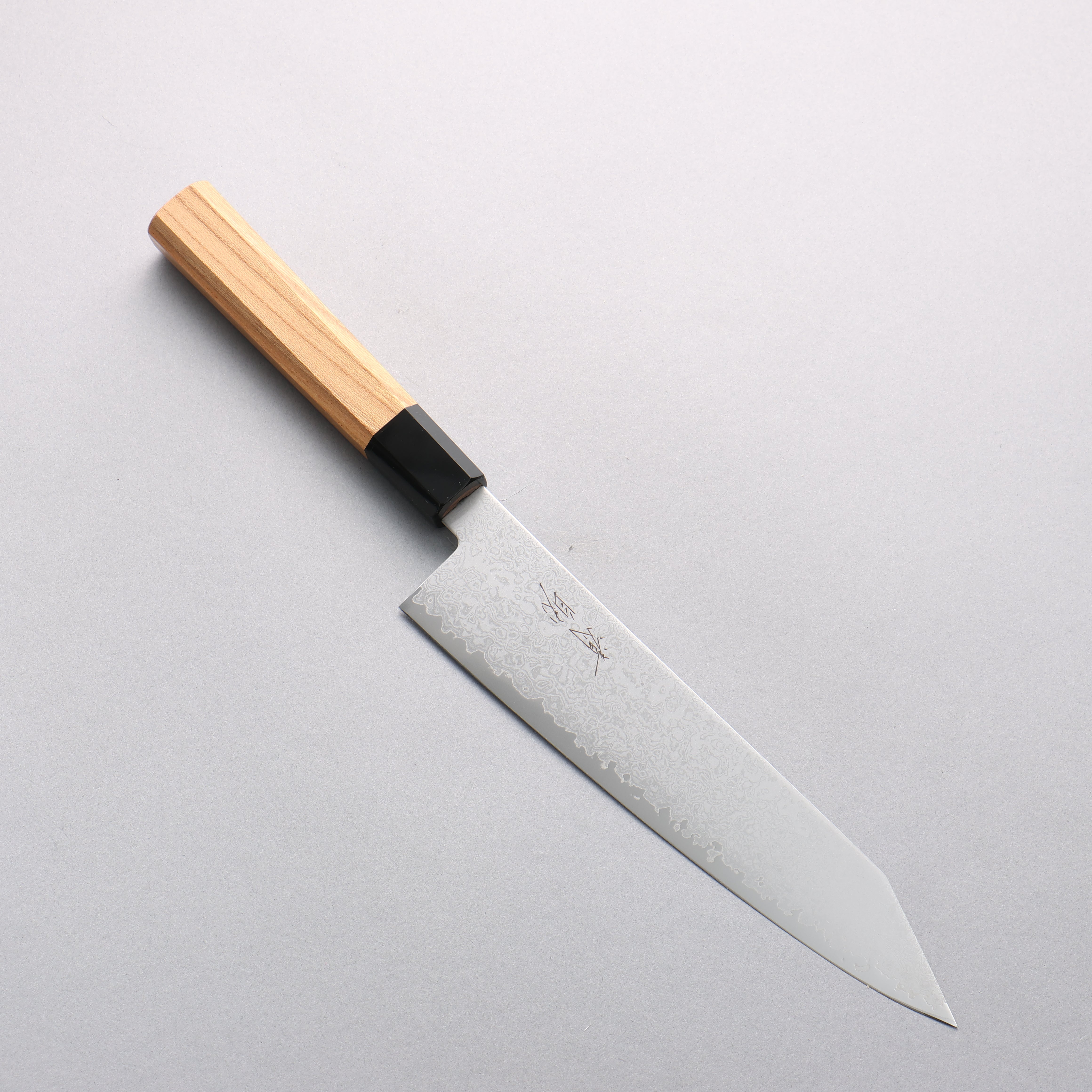 Seisuke VG10 Damascus Kiritsuke Gyuto 210mm Keyaki Elm Handle - Seisuke Knife