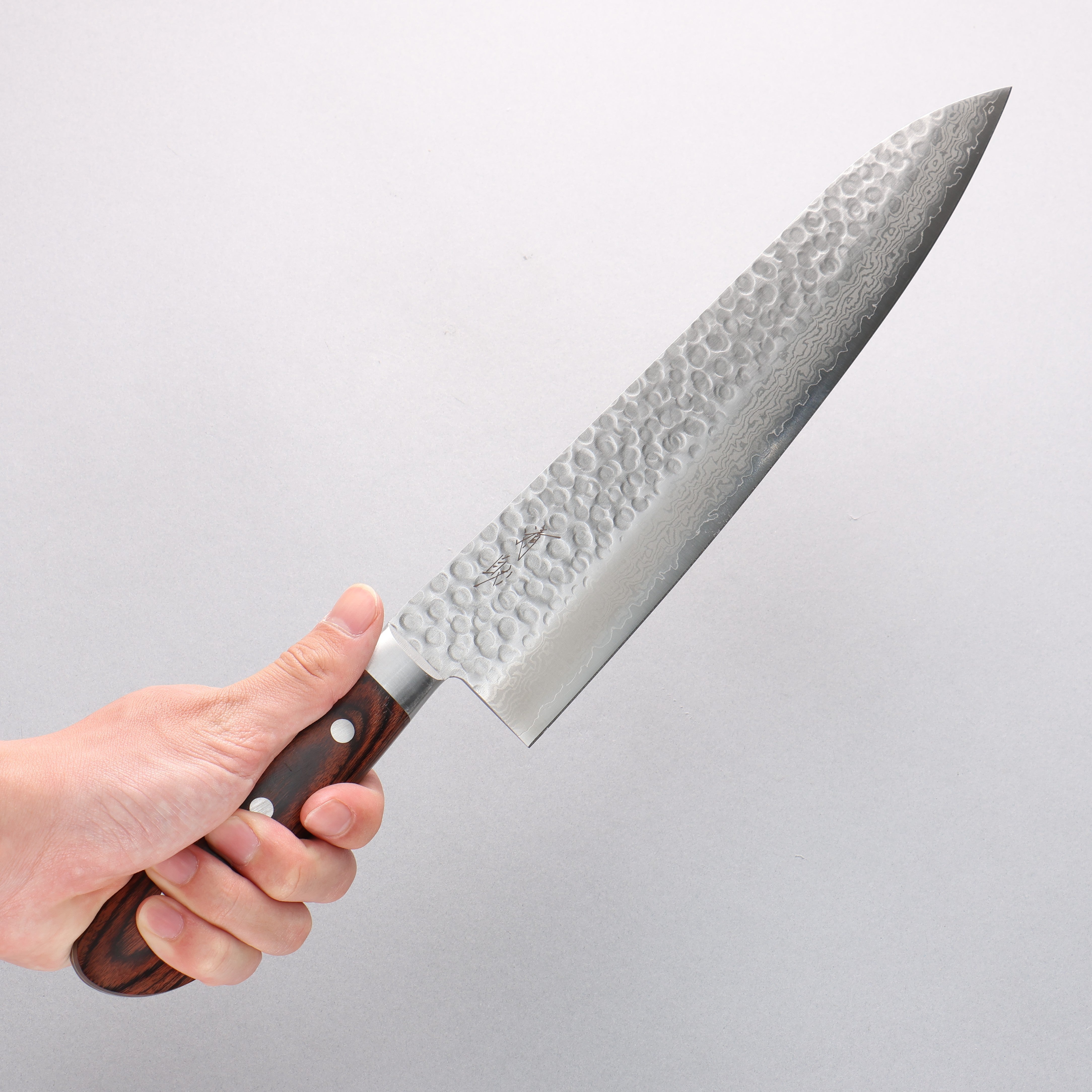 Seisuke VG10 17 Layer Damascus Gyuto 270mm Mahogany Handle - Seisuke Knife