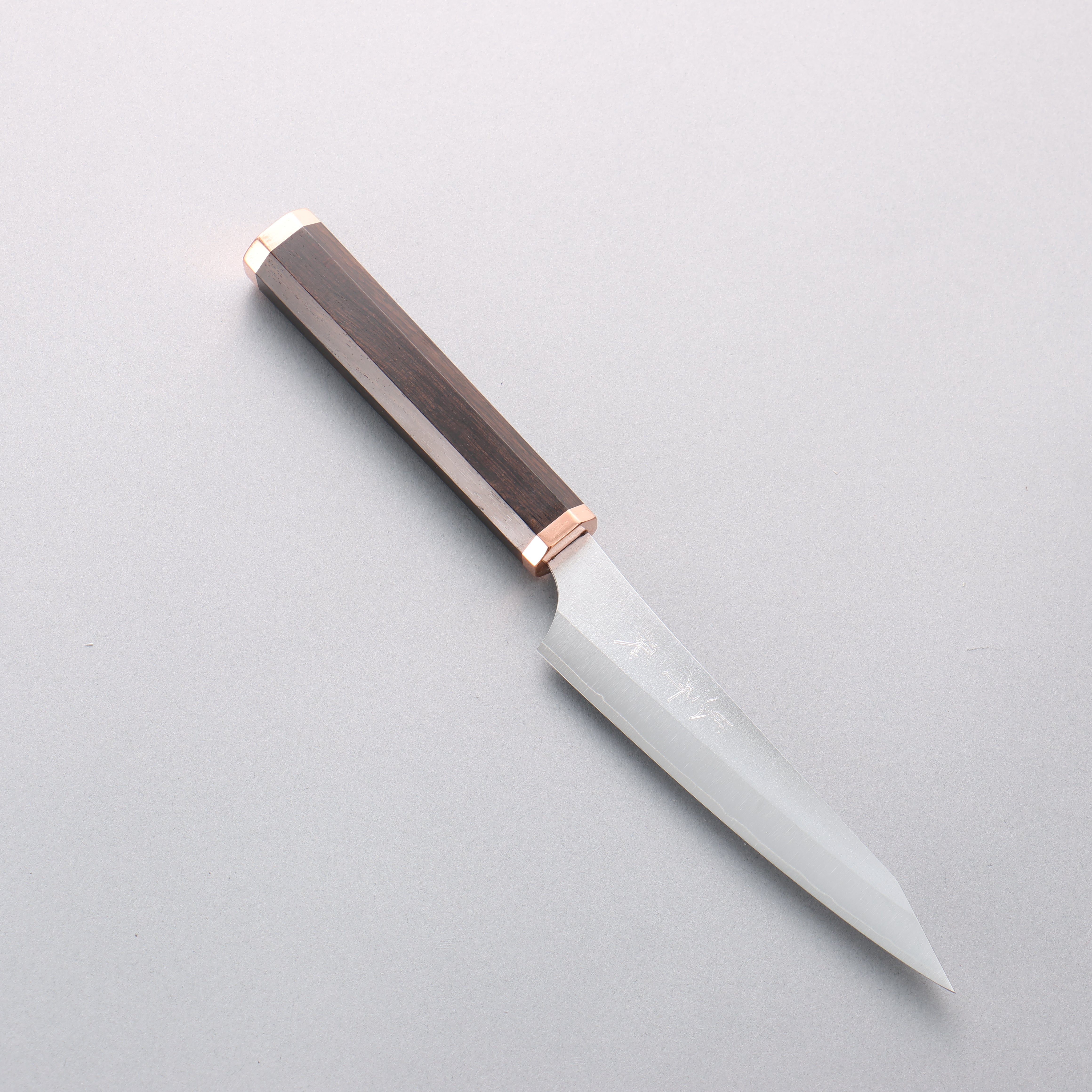 Yu Kurosaki New Gekko VG-XEOS Petty-Utility 130mm Ebony & Copper Handle - Seisuke Knife