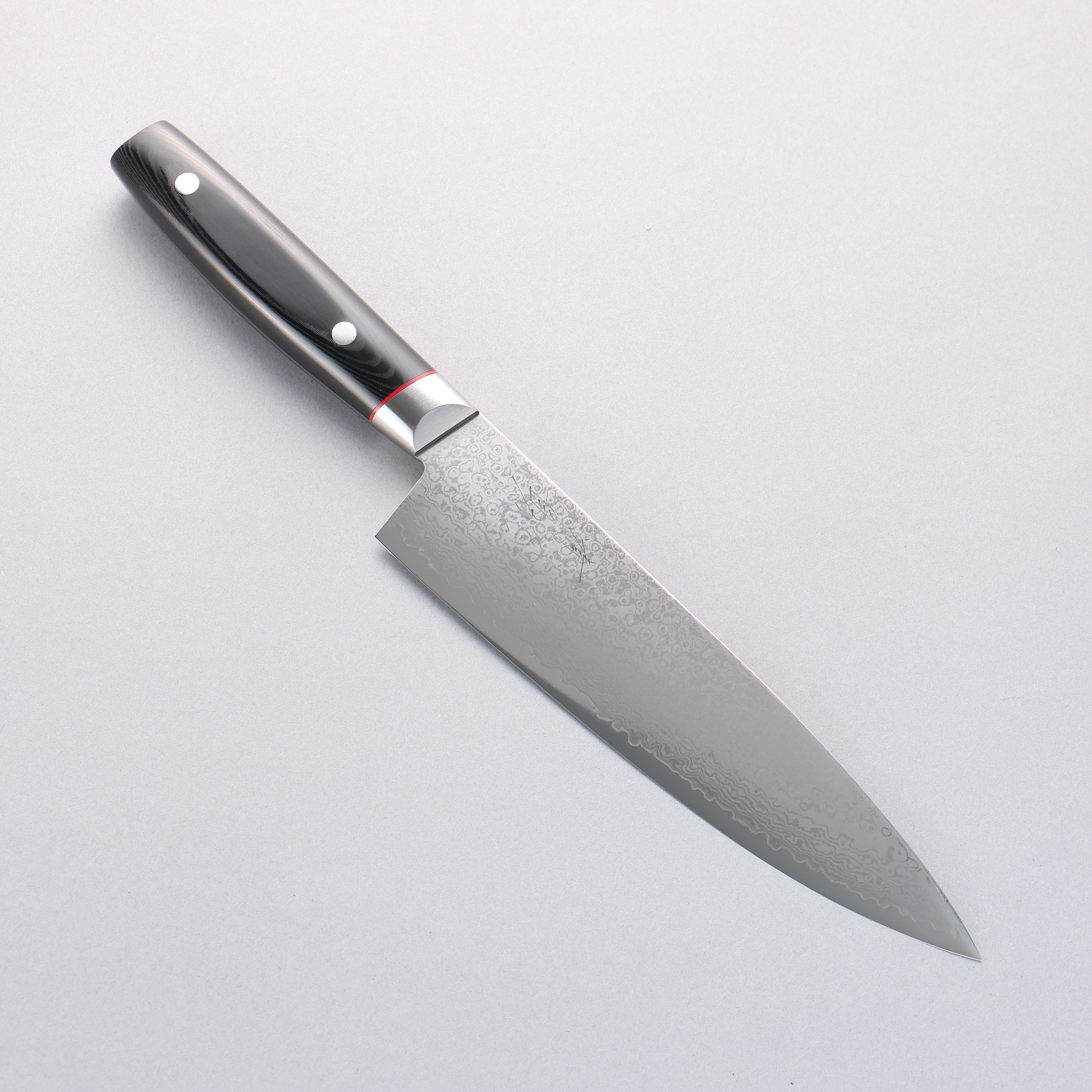 Seisuke Saiun VG10 Damascus Gyuto 200mm Black Micarta Handle - Seisuke Knife