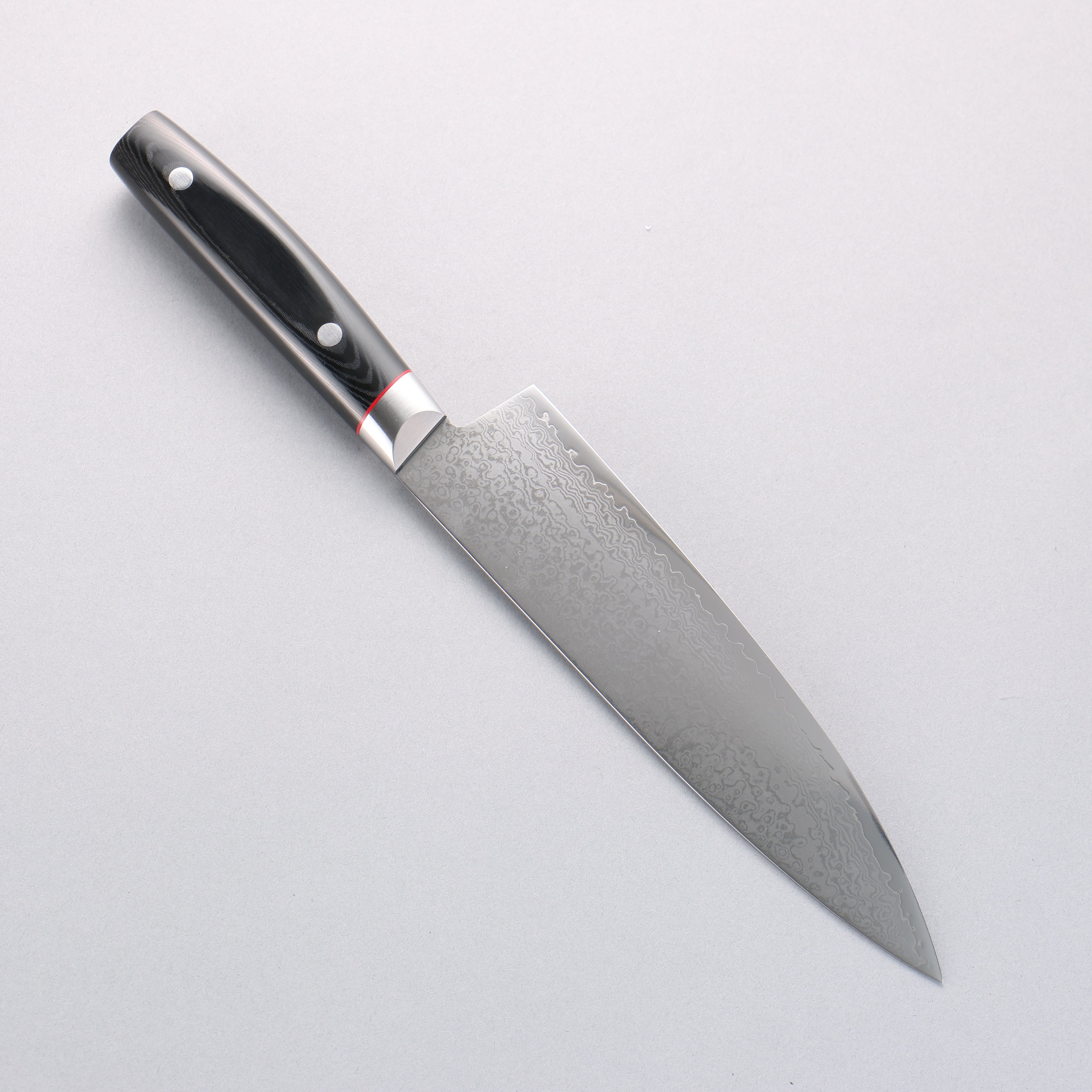 Seisuke Saiun VG10 Damascus Gyuto 200mm Black Micarta Handle - Seisuke Knife