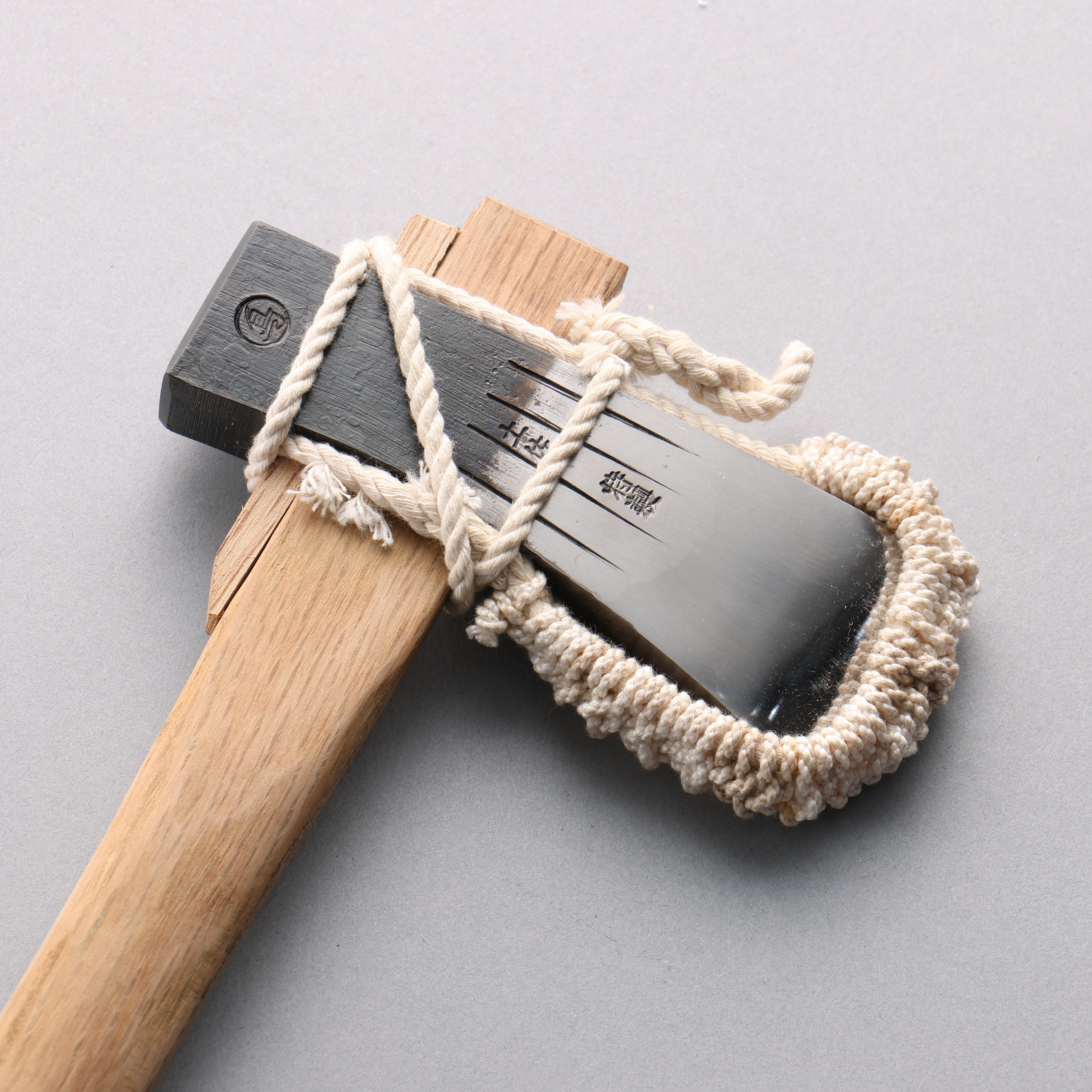 Kurotori Carbon Steel Axe Natural Wood Handle - Seisuke Knife