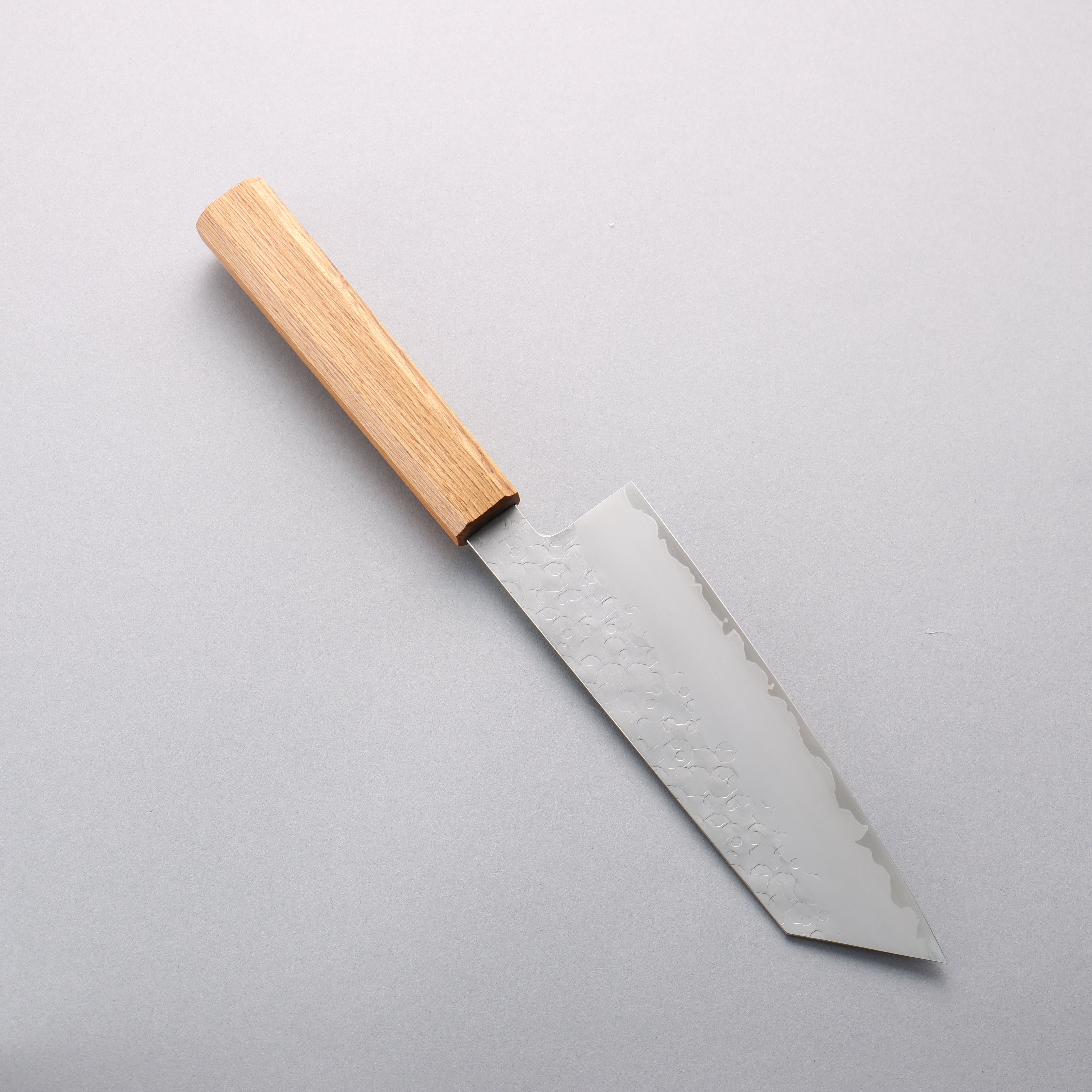 Hado Shiosai SG2 Hammered Bunka 180mm Oak Handle - Seisuke Knife