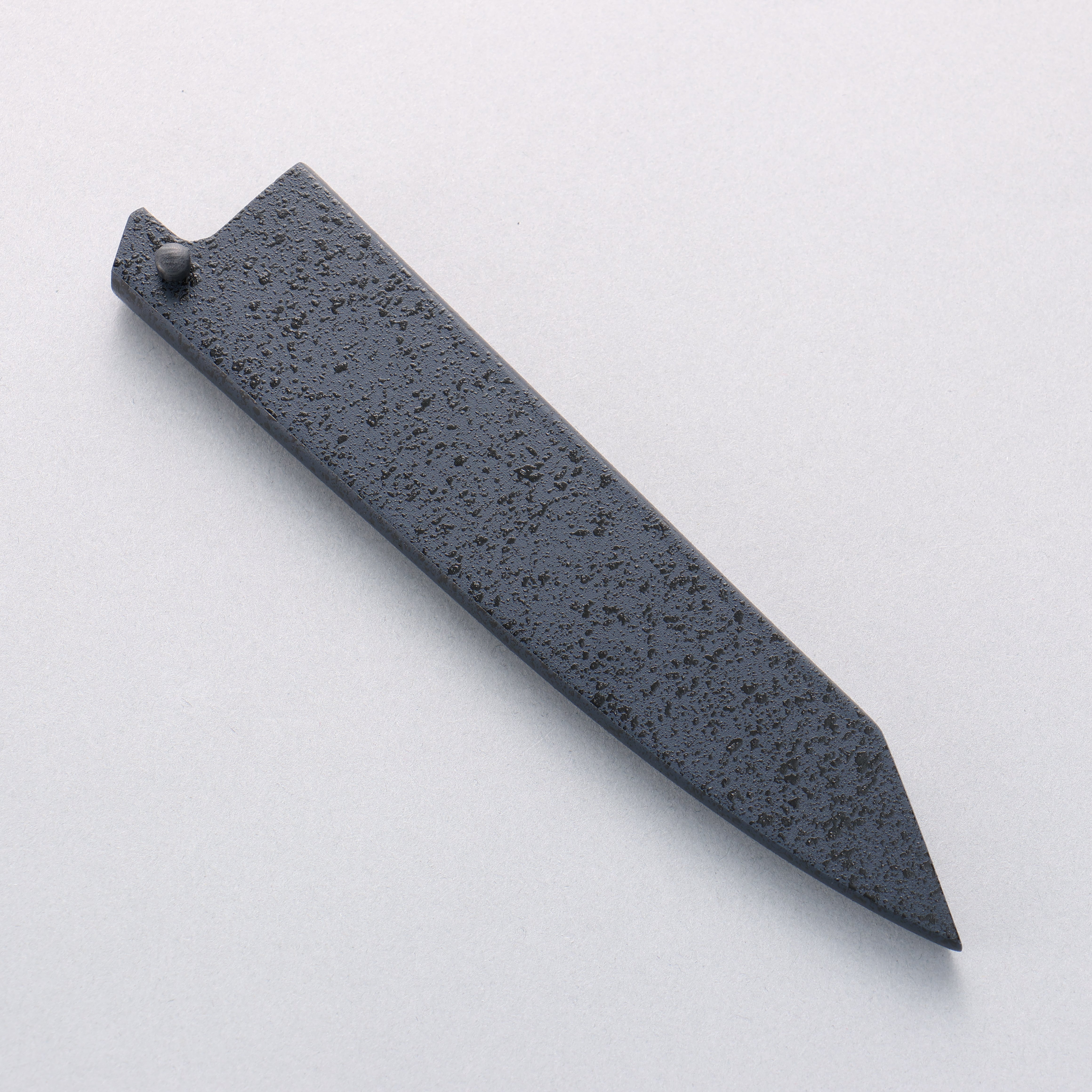 Seisuke Aotsuchi AUS10 Hammered Kiritsuke Petty-Utility 145mm Navy Blue Pakkawood Handle with Sheath - Seisuke Knife