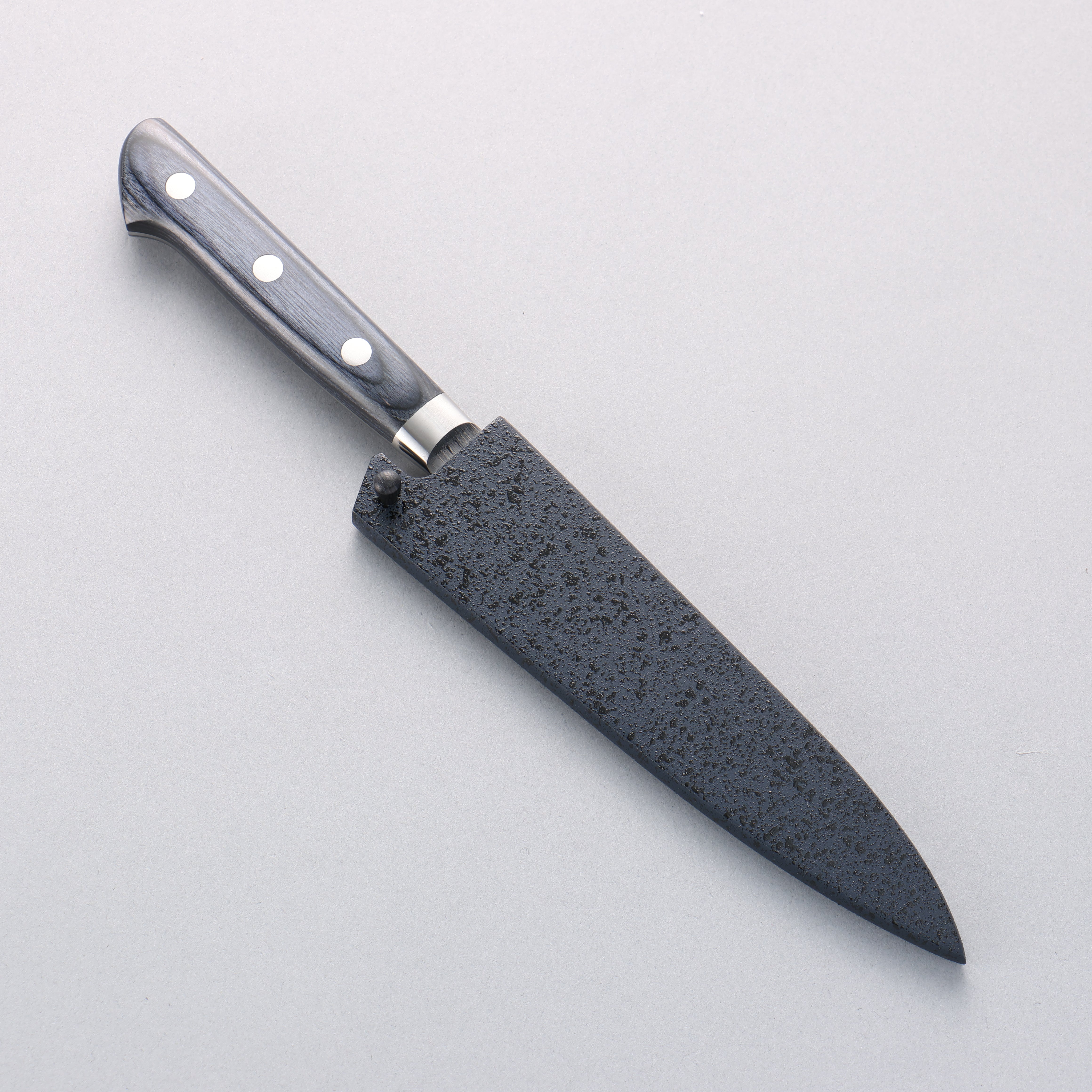 Seisuke Seiun VG10 33 Layer Damascus Petty-Utility 135mm Navy blue Pakka wood Handle with Sheath - Seisuke Knife