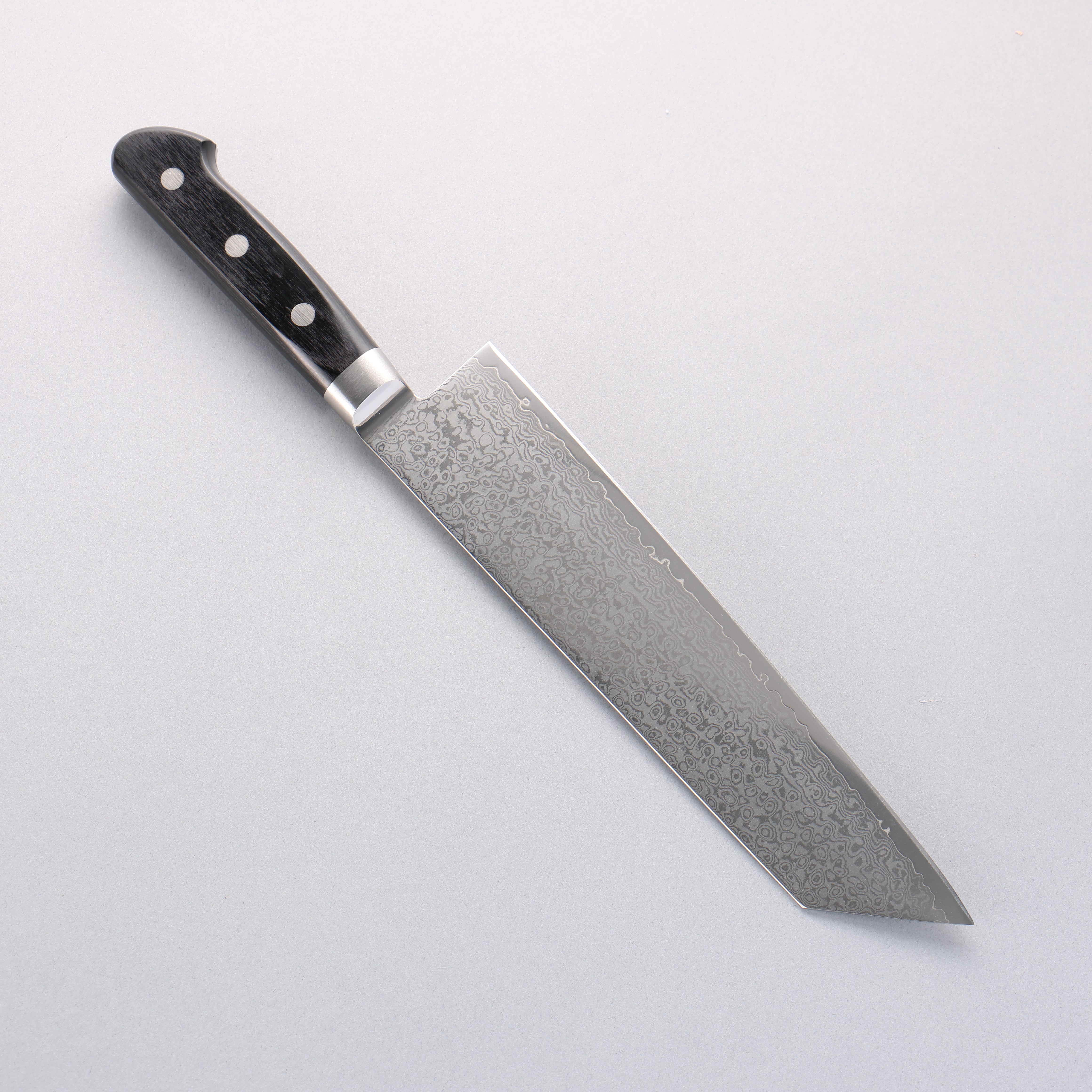 Seisuke VG10 33 Layer Mirrored Finish Damascus Kiritsuke Gyuto 210mm Black Pakka wood Handle - Seisuke Knife