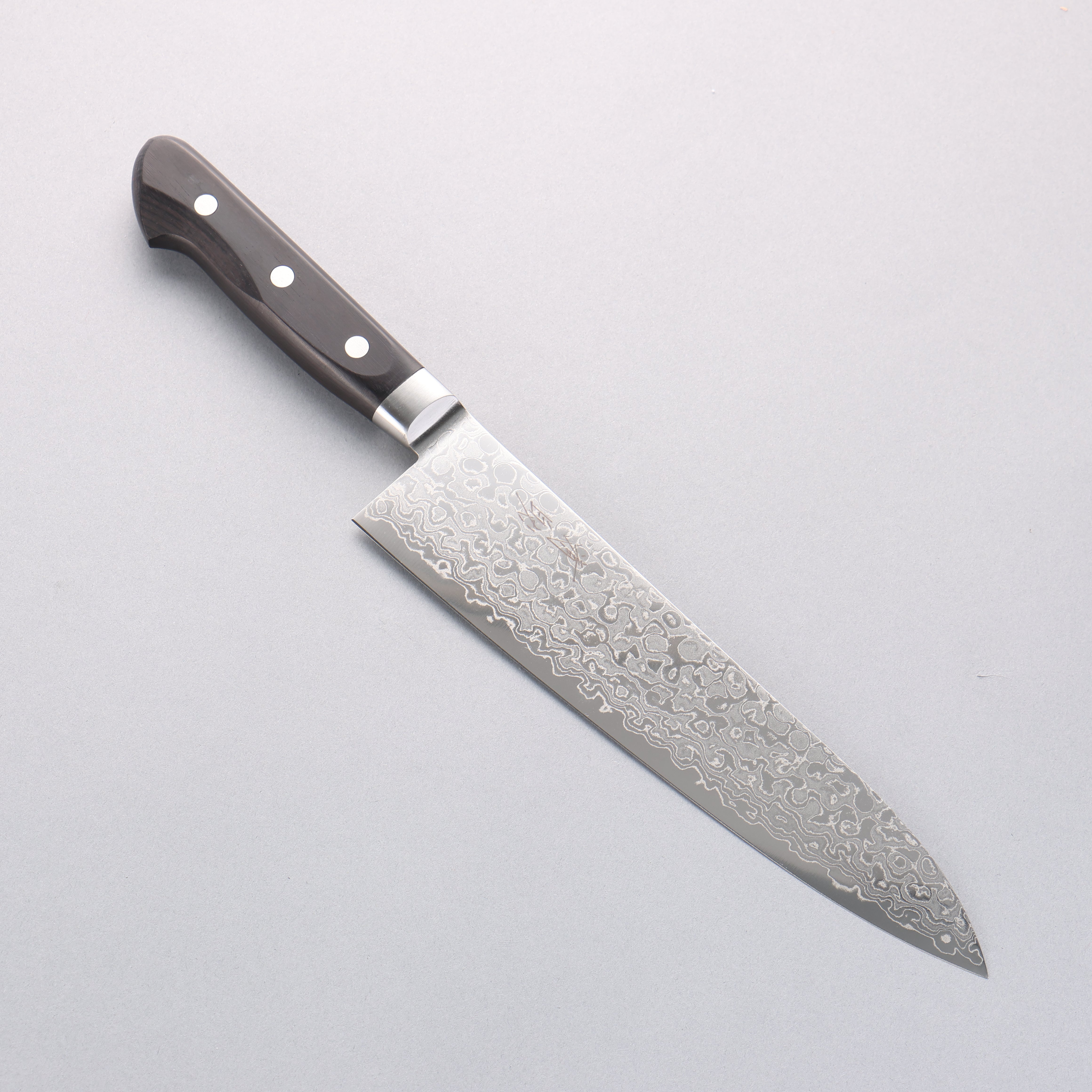 Seisuke AUS10 45 Layer Damascus Gyuto 210mm Black Pakkawood Handle - Seisuke Knife