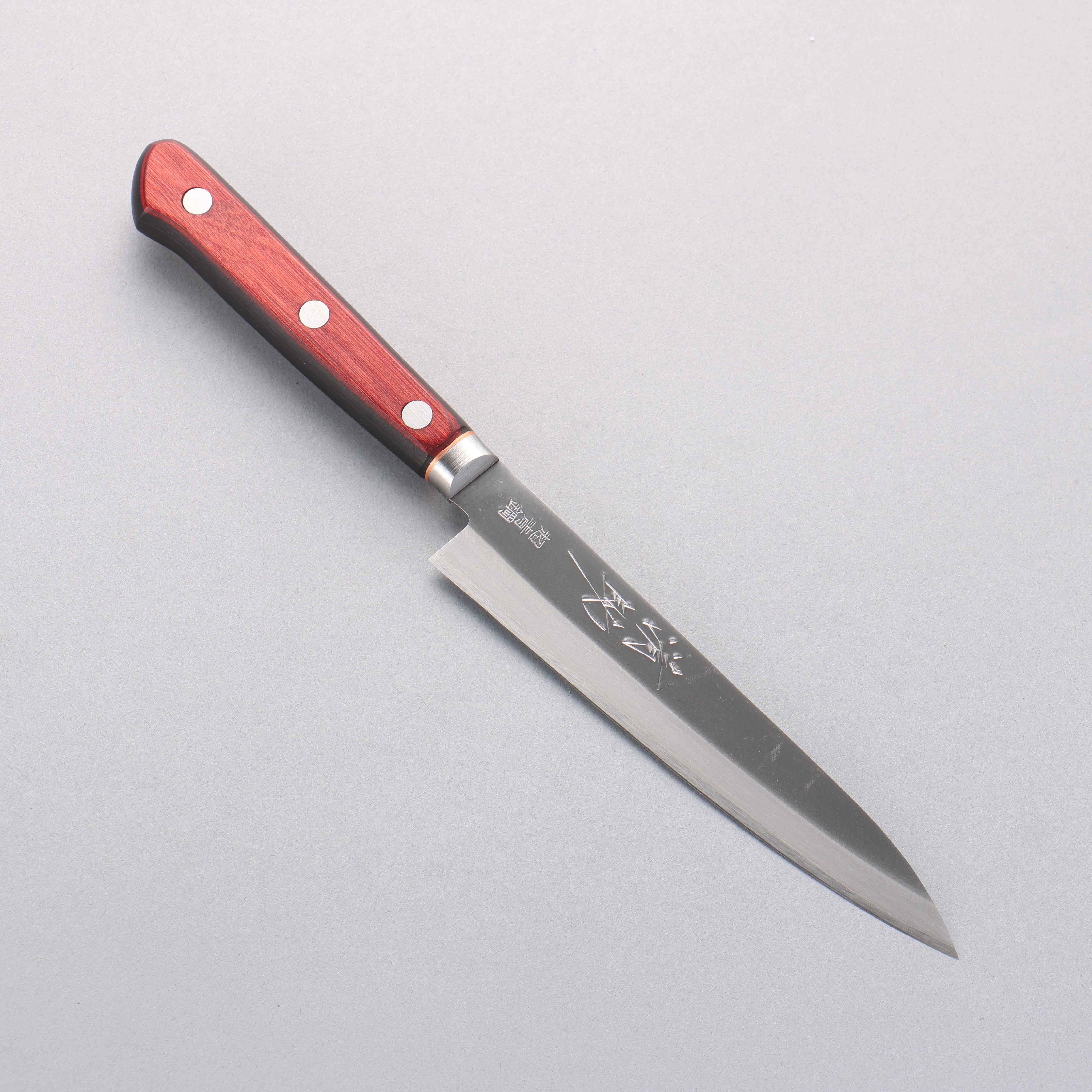 Seisuke Blue Super Petty-Utility 145mm Red Pakkawood Handle - Seisuke Knife