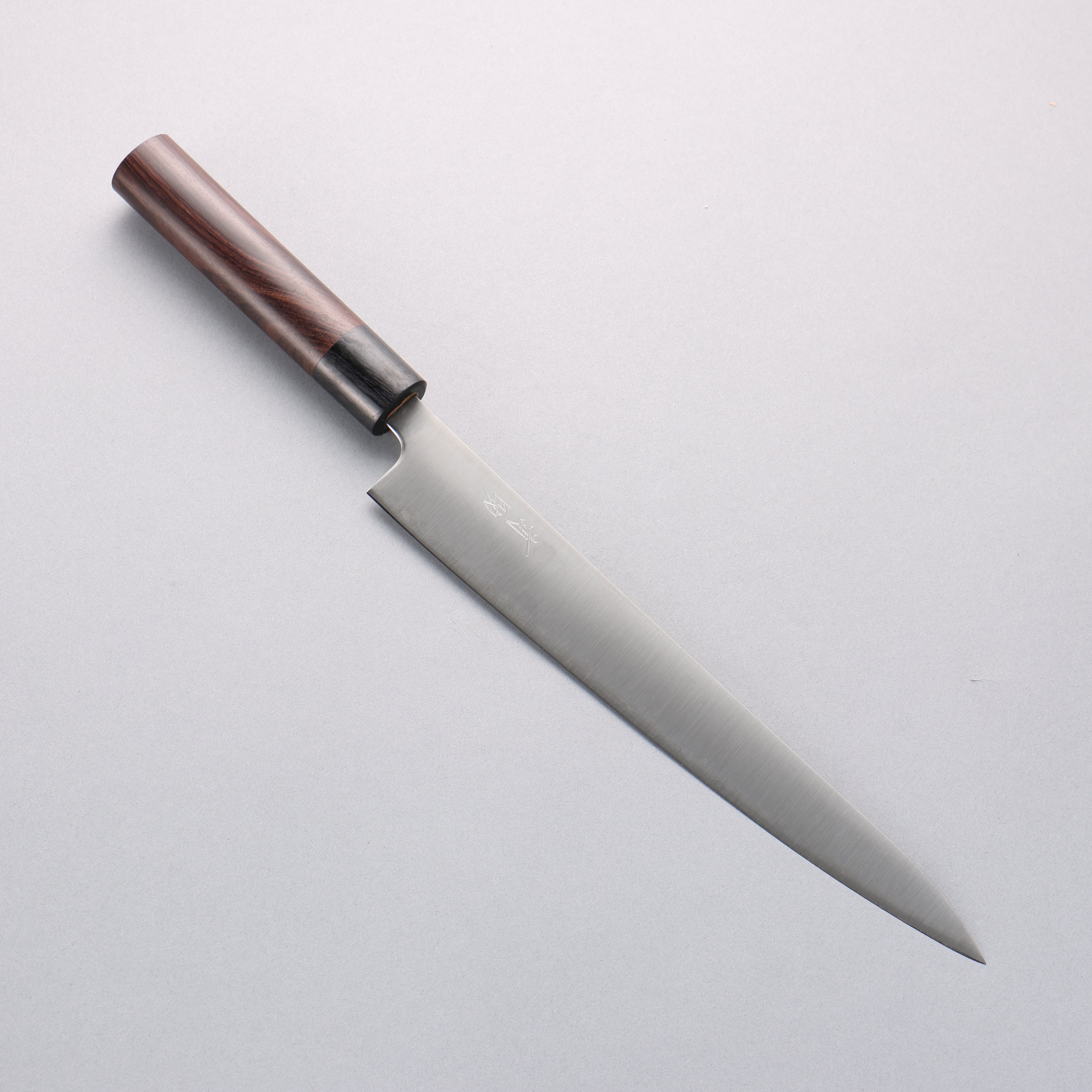 Seisuke Blue Super Sujihiki 240mm Shitan Handle - Seisuke Knife