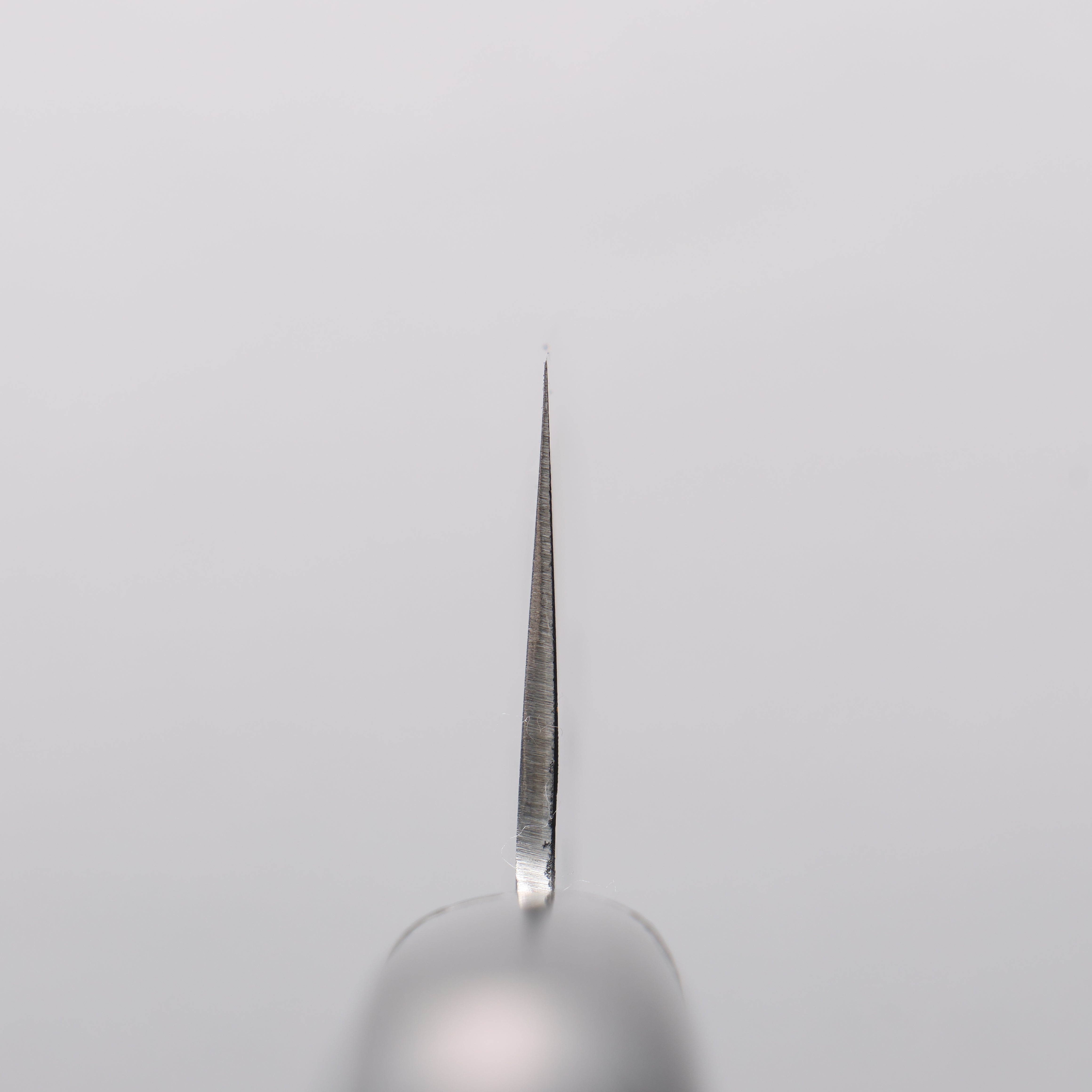 Seisuke Blue Steel Hammered Ribbed Santoku 180mm Black Pakka wood Handle - Seisuke Knife