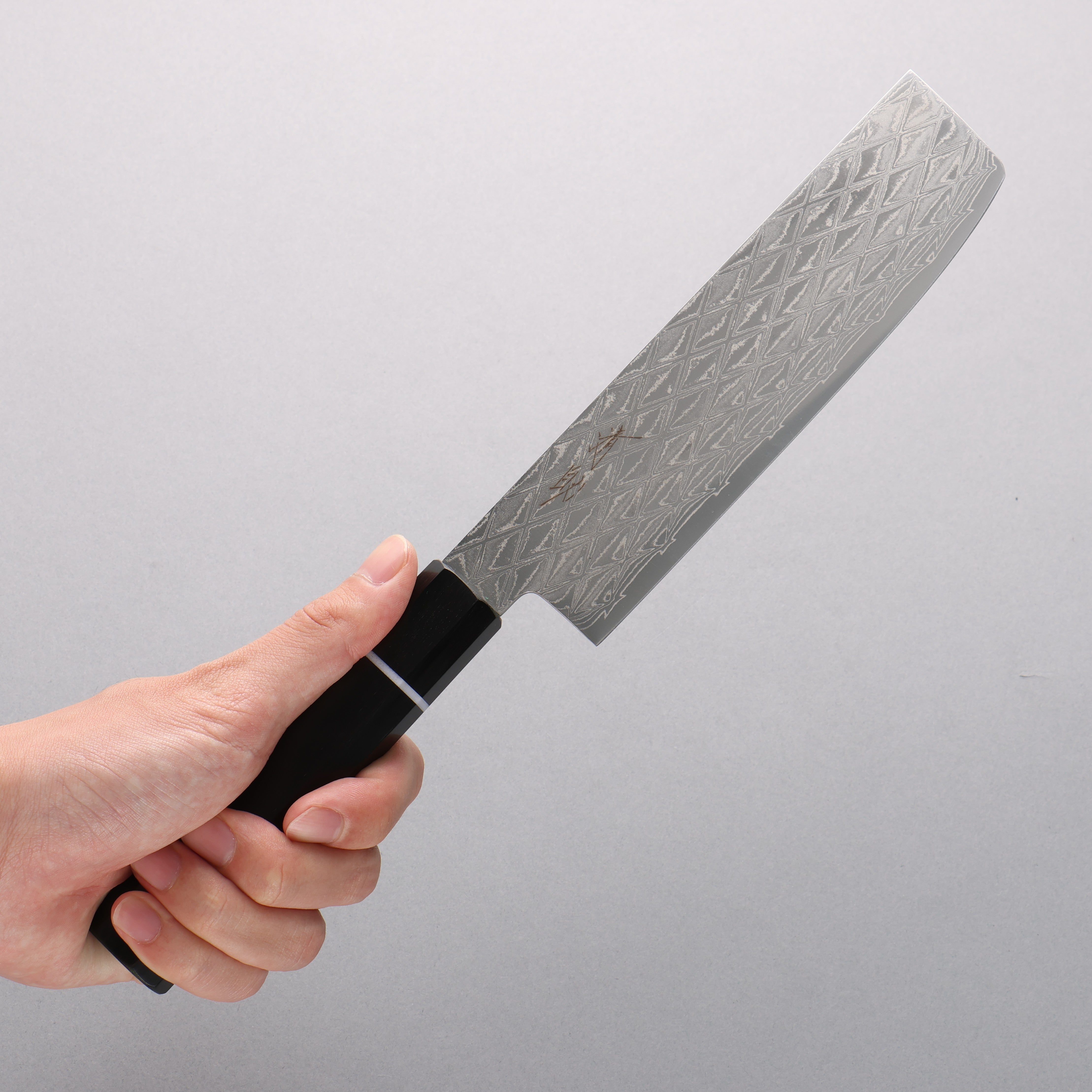 Seisuke AUS10 Mirror Crossed Usuba 160mm Black Pakkawood Handle - Seisuke Knife